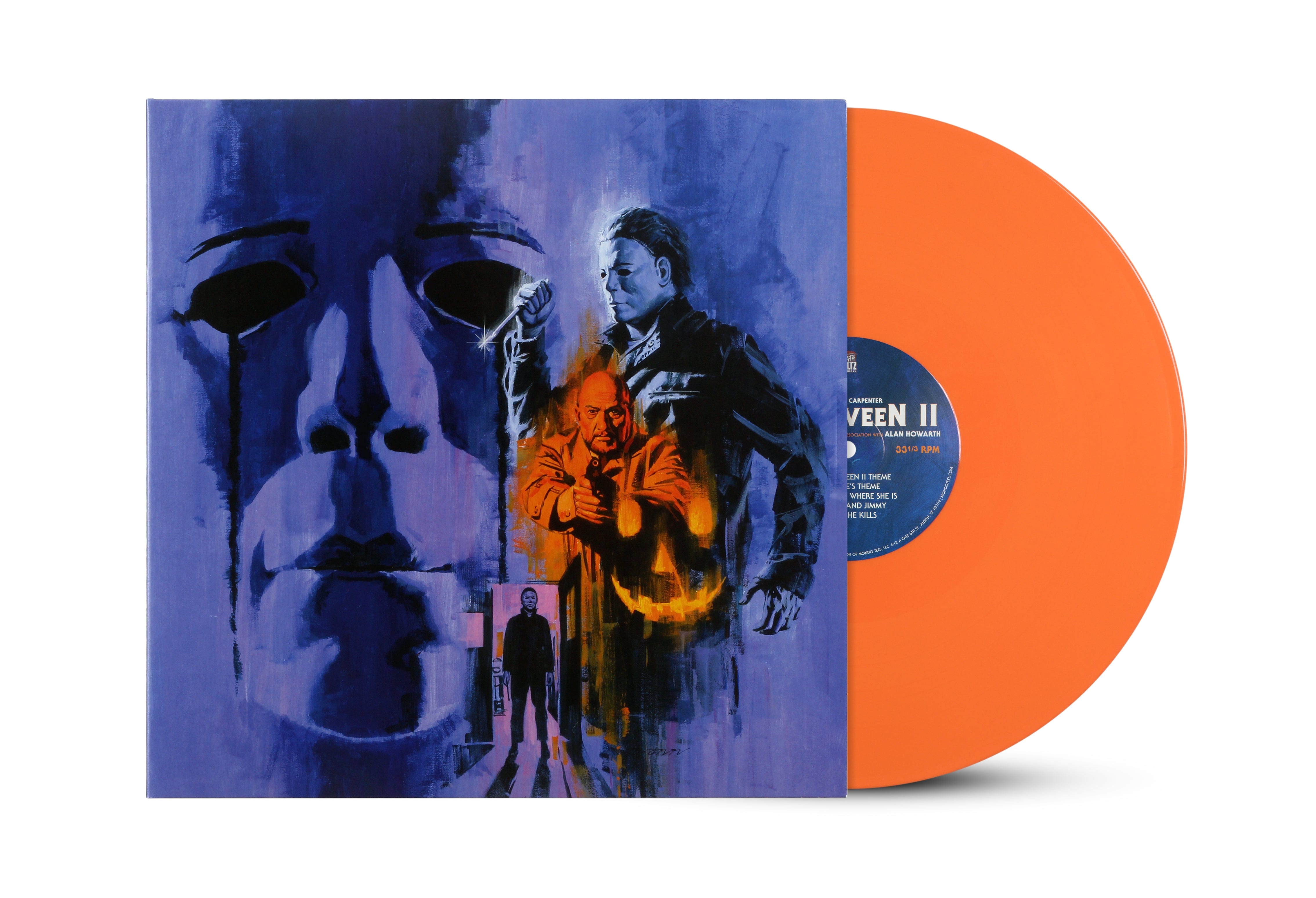 Halloween 2 Original Motion Picture Soundtrack LP Vinyl Record - Spooky Horror Movie Music for Halloween Parties & Film Collectors