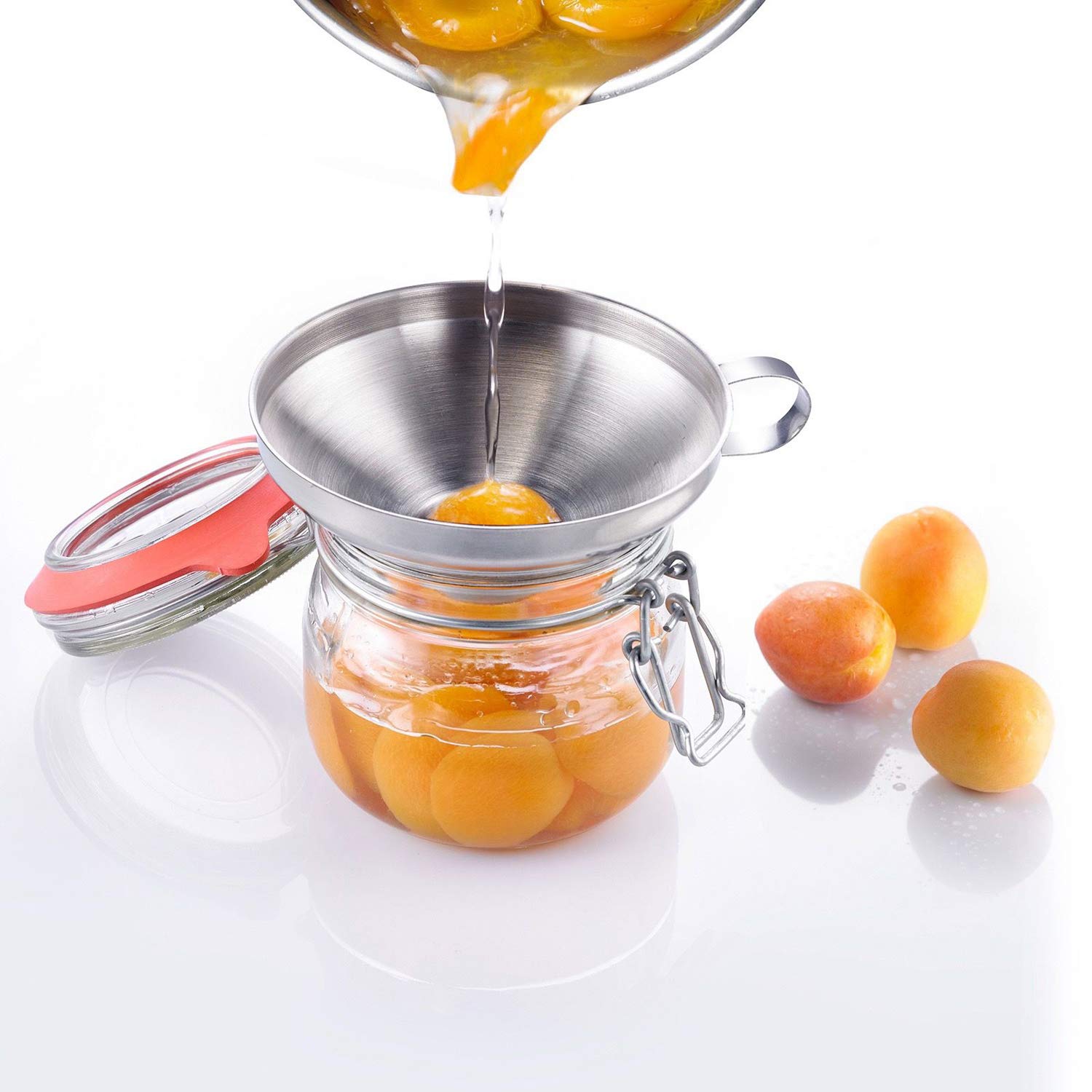 Westmark 12442270 Stainless Steel Preserve Funnel - Classic Kitchen Tool for Canning, Jams, and Homemade Preserves