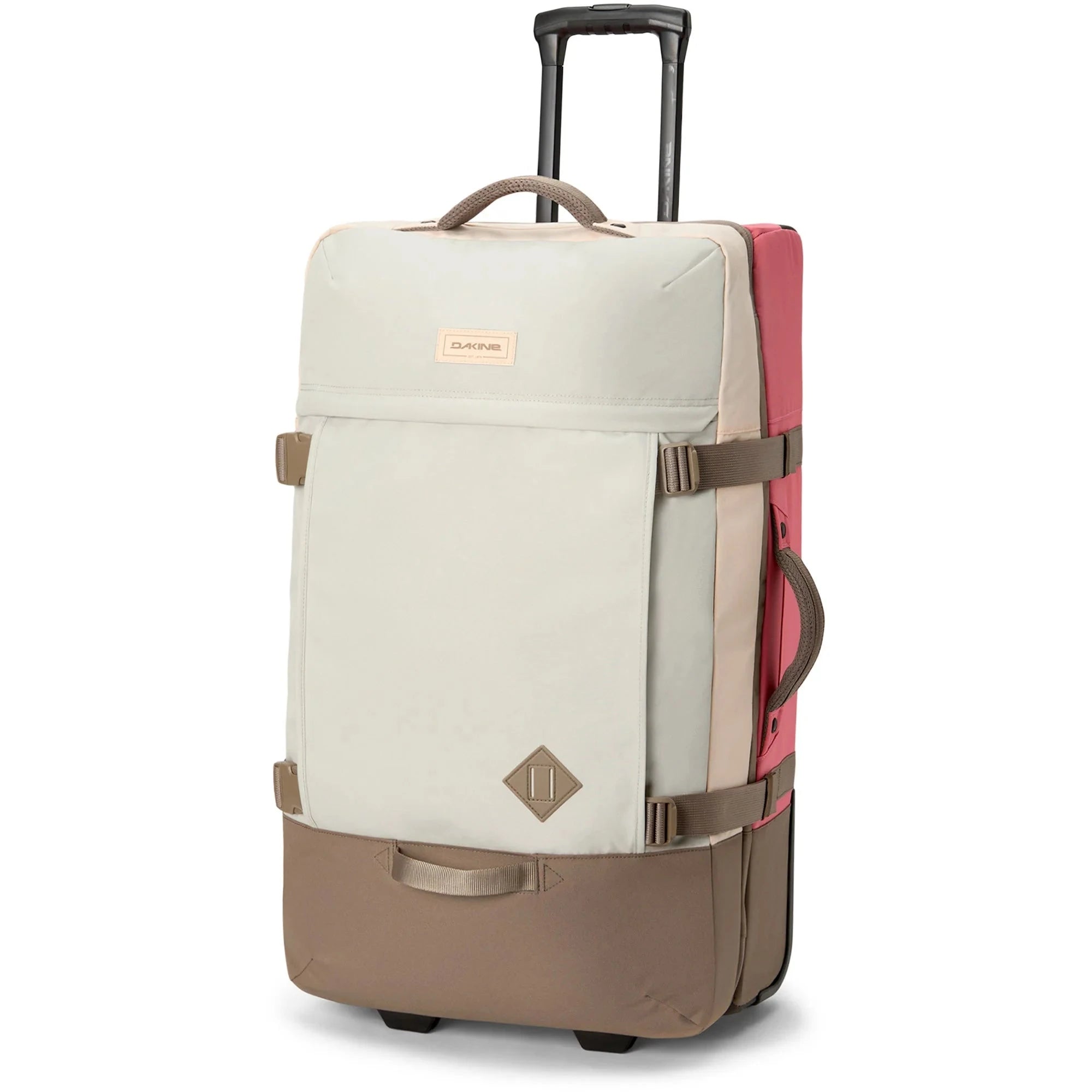 Dakine 365 Roller Bag 100L - Waterproof Travel Luggage with Wheels for Airplane, Salmon Bay Color - Perfect for Business Trips, Vacations & Outdoor Adventures