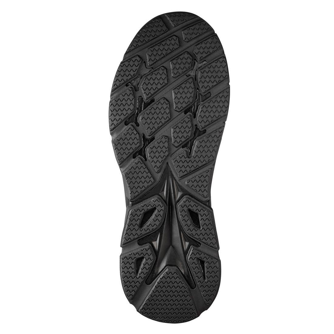 K4 Aluminum Toe Work Shoes for Men - Black Safety Boots with Steel Shank & Slip Resistance - Perfect for Construction, Warehouse & Industrial Work