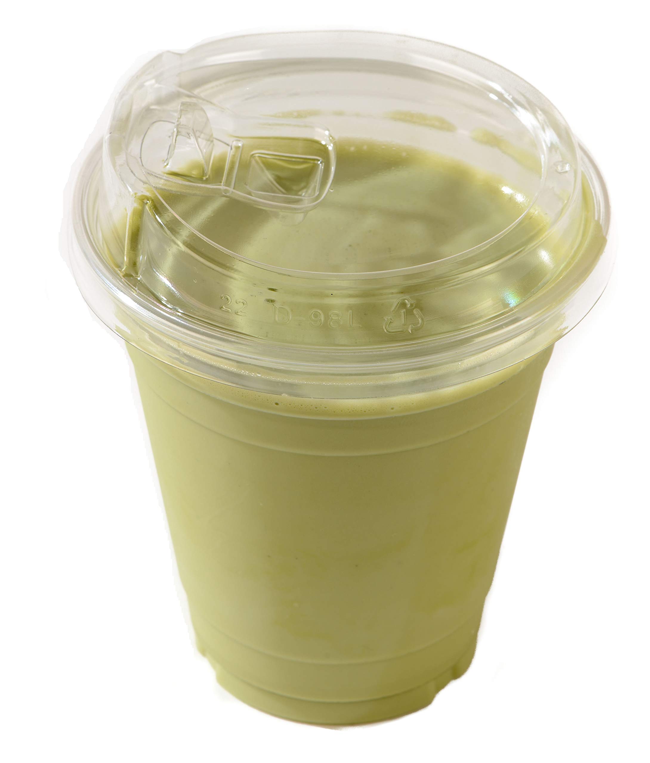 400-Pack 12 oz Clear Plastic Disposable Cups with Sip-Through Lids - Ideal for Iced Coffee, Smoothies, Juice, Soda, Parfait & Party Drinks - Perfect for Coffee Shops, Smoothie Bars, Catering & Outdoor Events