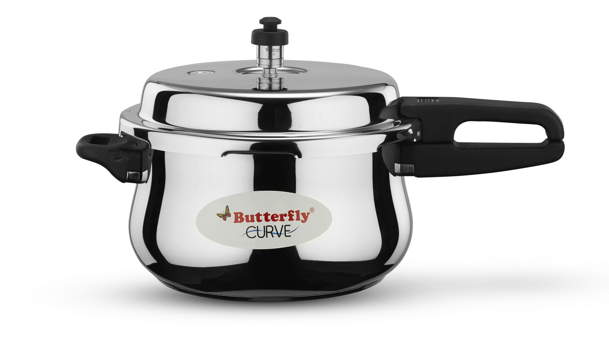 Premium 5.5L Stainless Steel Pressure Cooker - Large Silver Kitchen Cookware for Fast & Healthy Meals | Perfect for Soups, Stews, Rice & Meal Prep