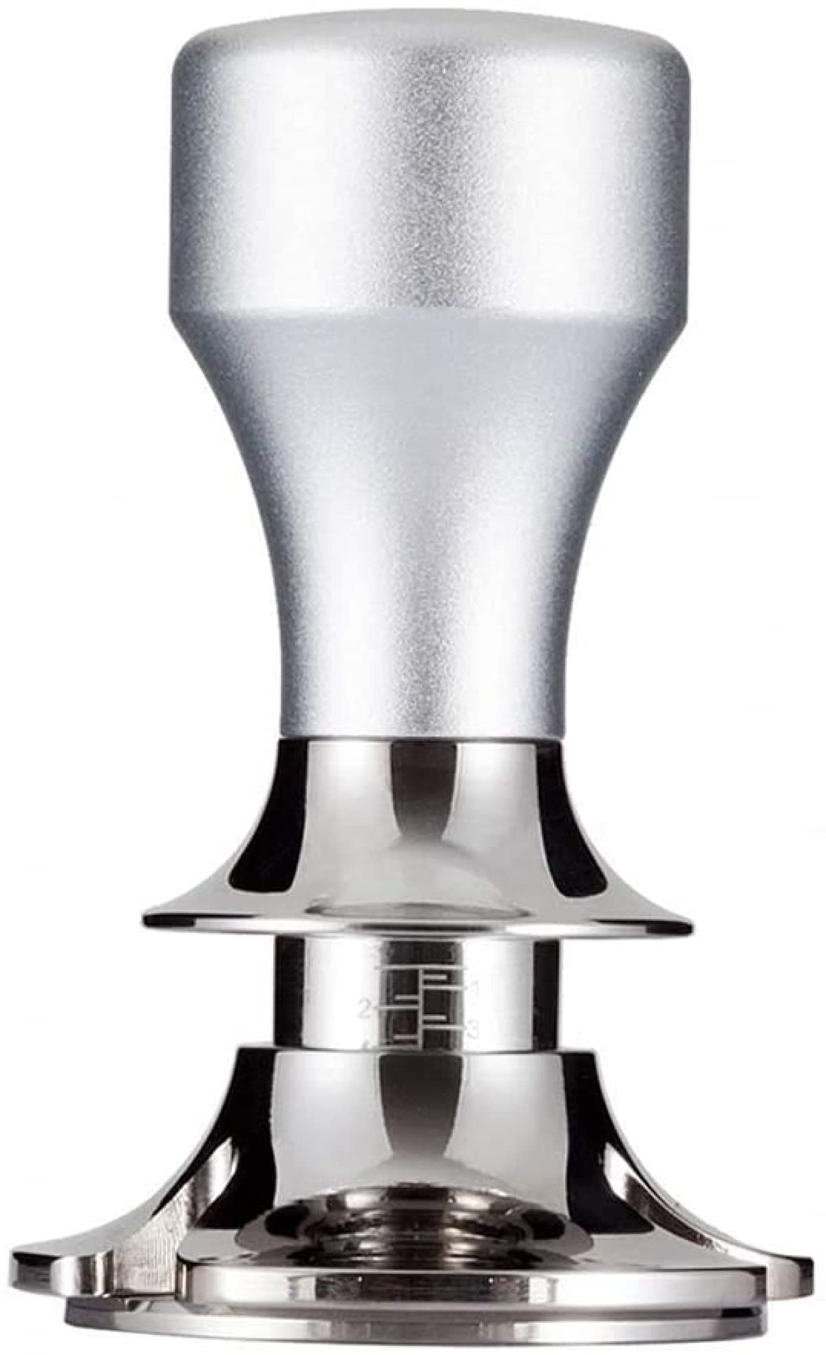 58.5mm Espresso Tamper - Adjustable Depth Coffee Powder Press with Stainless Steel Flat Base - Perfect for Professional Baristas & Home Coffee Brewing - Ideal for Espresso Machines, French Press, and Coffee Shops
