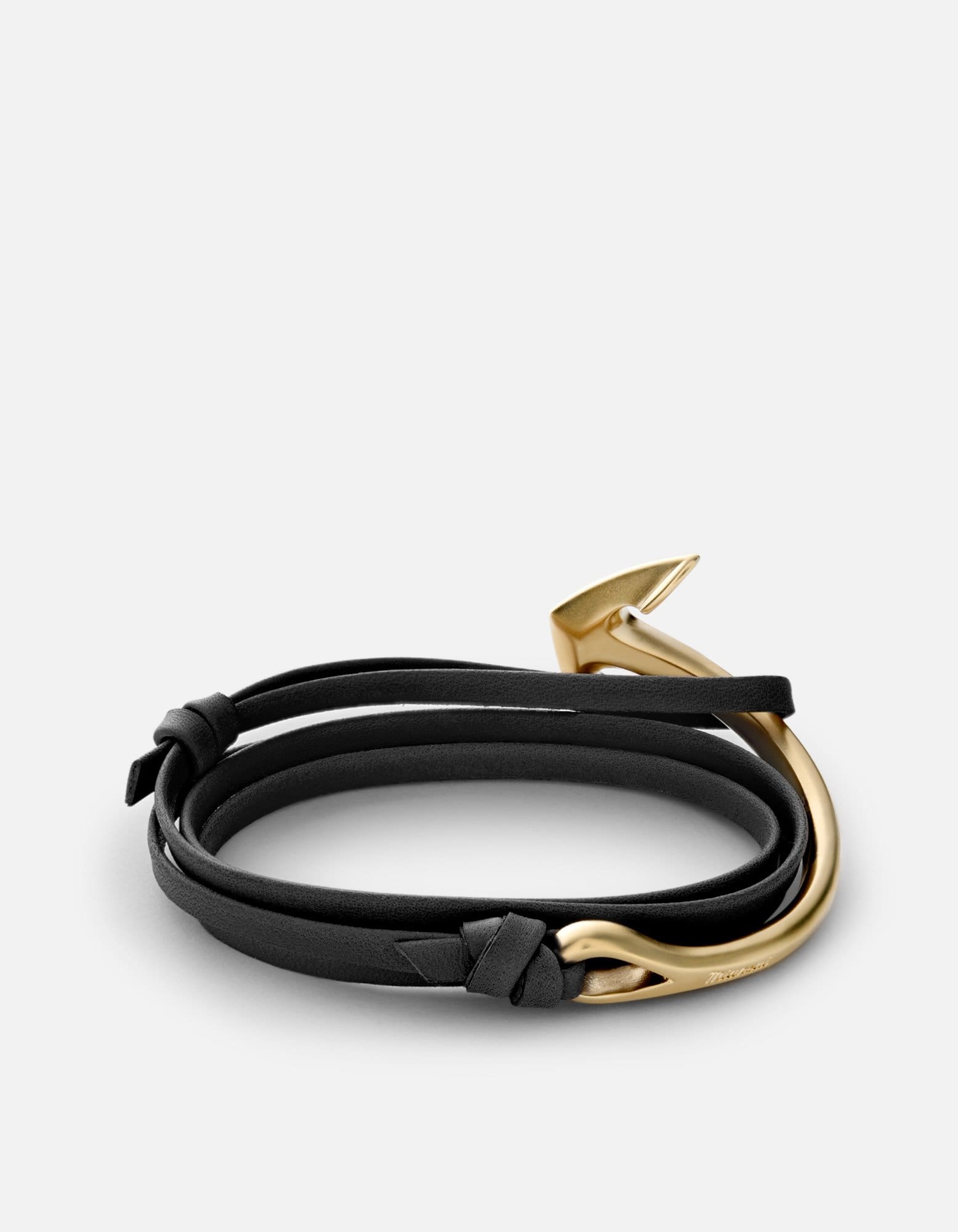 Premium Matte Gold Anchor Half Cuff Leather Bracelet - Stylish Nautical Jewelry for Women, Perfect for Beach Parties and Summer Outfits