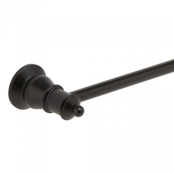 Fienza 81001B Lillian Single Towel Rail 810mm Matte Black - Premium Bathroom Towel Holder for Modern Homes, Perfect for Bathrooms, Kitchens & Laundry Rooms