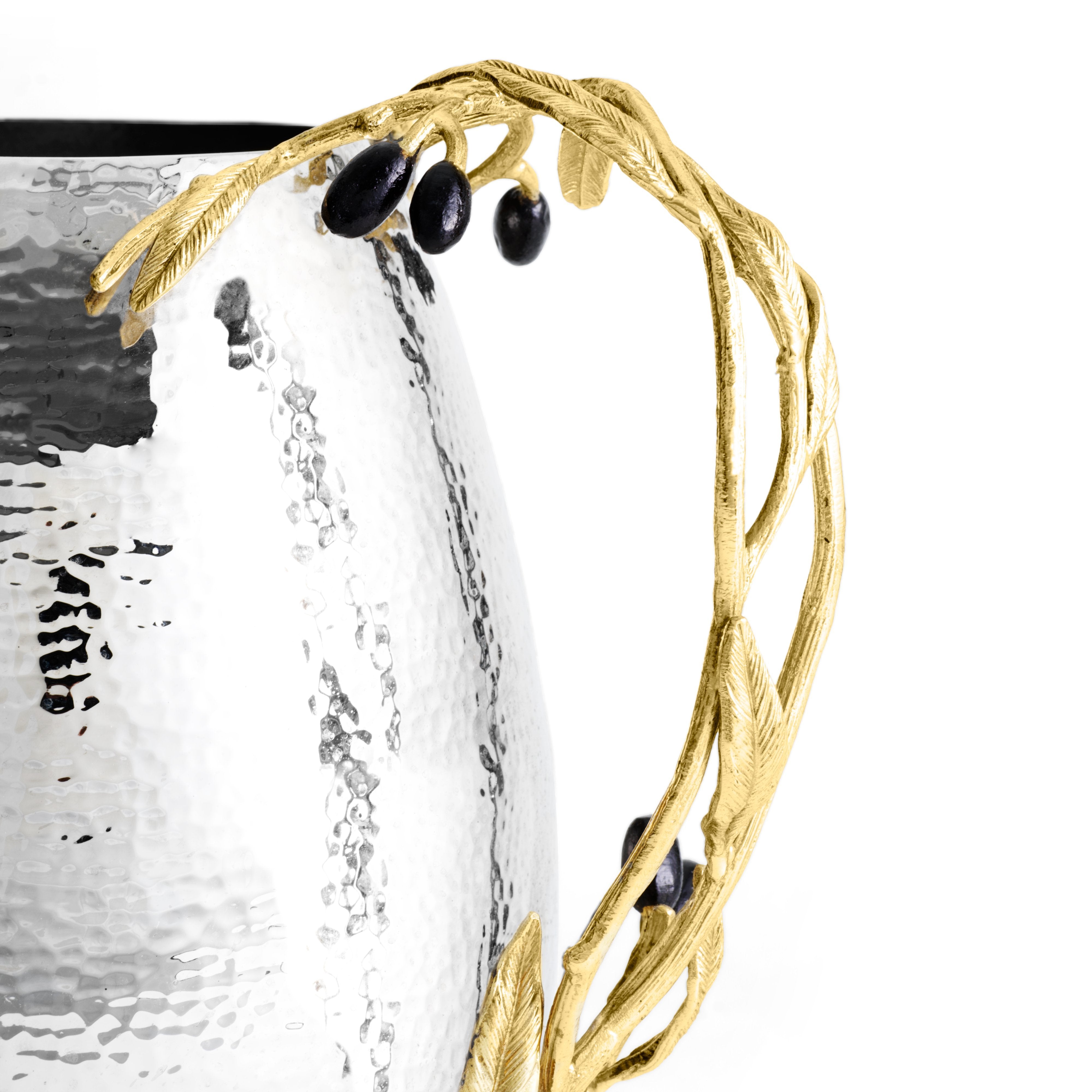 Premium Olive Branch Pitcher - Elegant Glass Water Pitcher with Handcrafted Olive Branch Design - Perfect for Home Decor, Dinner Parties & Outdoor Entertaining
