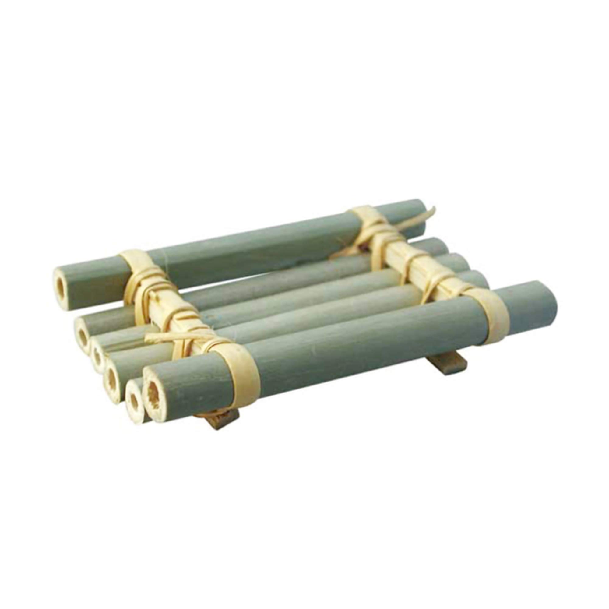PacknWood 200-Pack Small Bamboo Tube Raft Serving Dishes - 3.2