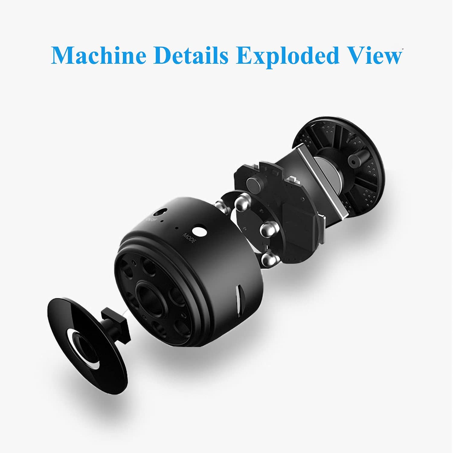 Senri Mini Hidden Camera - 1080P HD WiFi Portable Nanny Cam | Home Security Surveillance & Baby Monitor | Indoor/Outdoor Use for Pets & Home Protection | Perfect for Nursery, Living Room & Backyard Monitoring