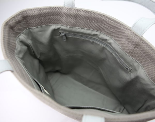 Premium Japanese Canvas Tote Bag - Matsuemon Dusty Gray Eco-Friendly Shopper Bag for Work, Travel & Daily Use