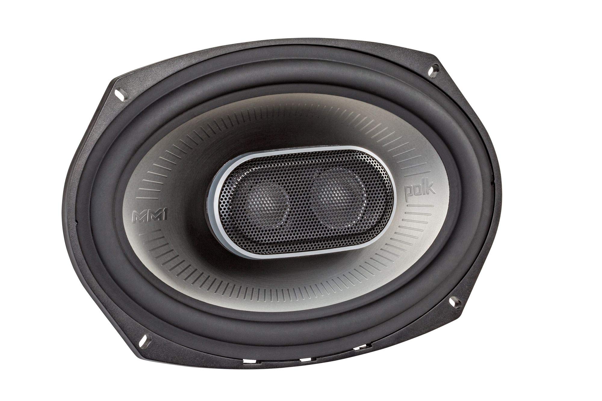 Polk Audio MM692 6x9 Inch 3-Way Coaxial Marine Speakers (2 Pair) - Waterproof, UV-Resistant for Boats, ATVs & Powersports Vehicles | Premium Sound for Outdoor Adventures