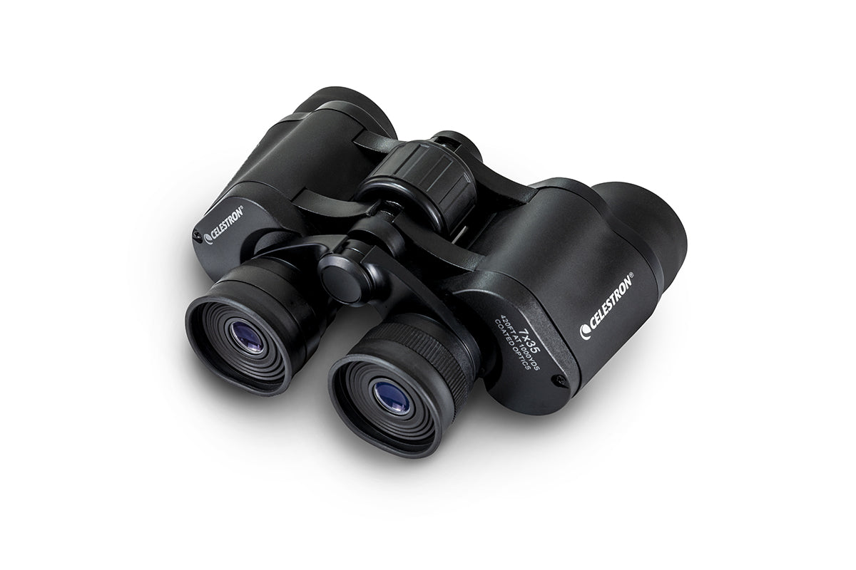 LandScout 7x35mm Porro Prism Binoculars for Adults - High Power Waterproof Compact Binoculars for Bird Watching, Hunting, Hiking & Travel