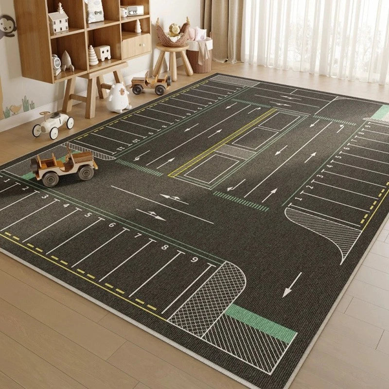 Siena PlayScape Waterproof & Spillproof Baby Nursery Rug - Soft Non-Slip Play Mat for Kids Room, Daycare & Toddler Play Area