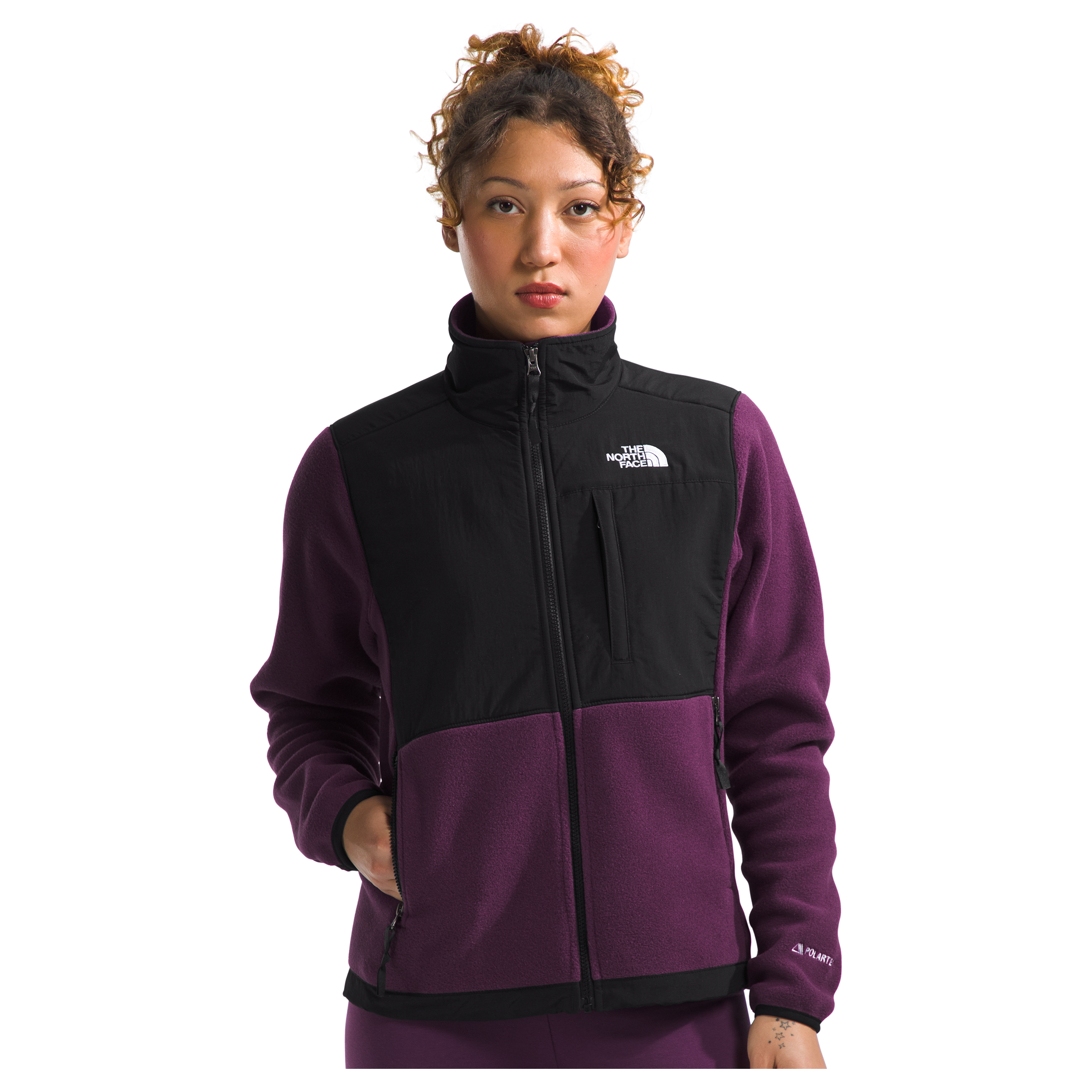 The North Face Women's Denali Jacket - Waterproof Fleece Jacket for Hiking & Outdoor Activities in Black Currant Purple | Warm Winter Coat for Camping & Snow Adventures