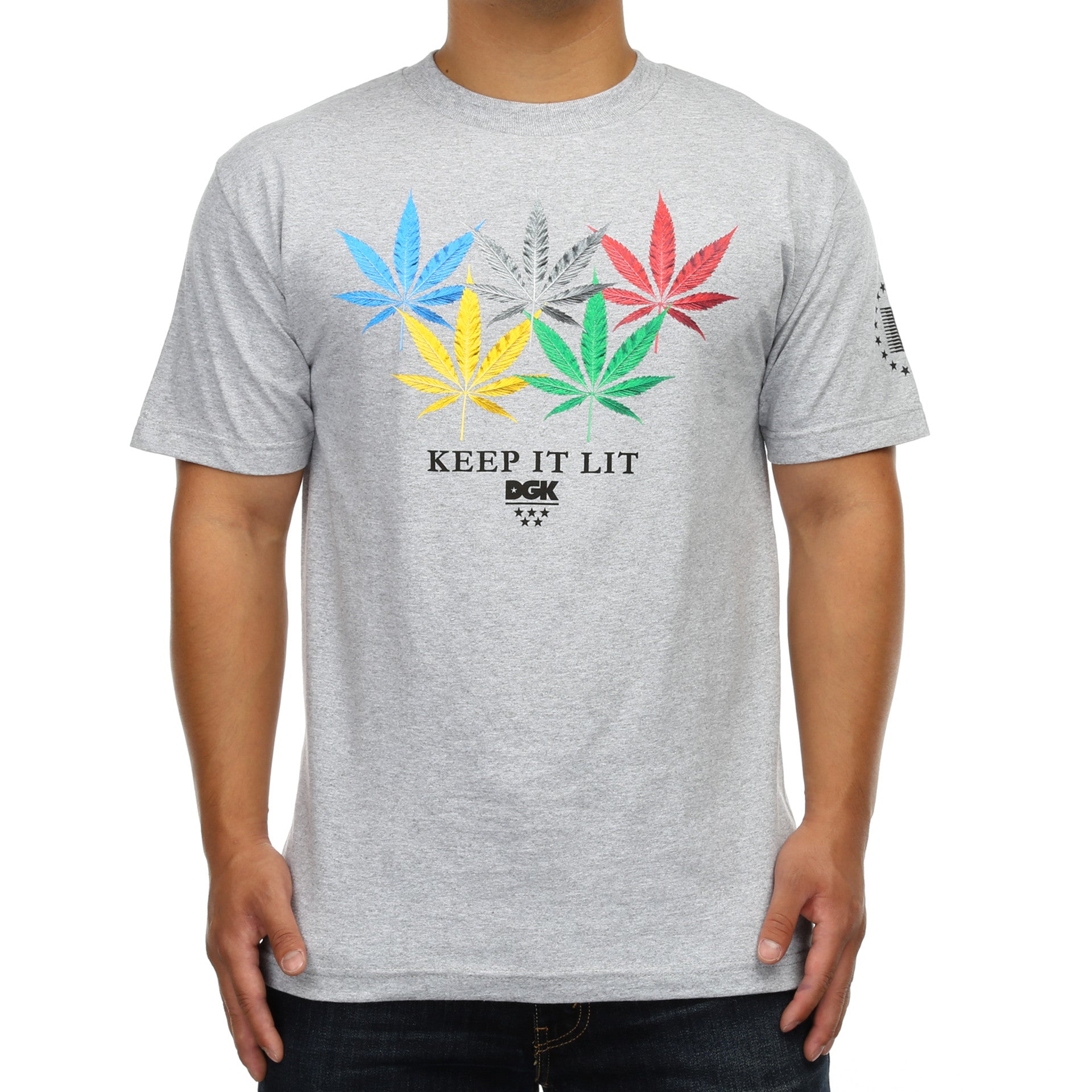 DGK International Athletic Heather T-Shirt - Comfortable & Stylish Men's Casual Tee for Gym, Workout, and Everyday Wear