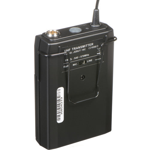 Anchor Audio WB 8000 UHF Bodypack Transmitter (540-570 MHz) - Professional Wireless Microphone System for Live Performances, Public Speaking & Events