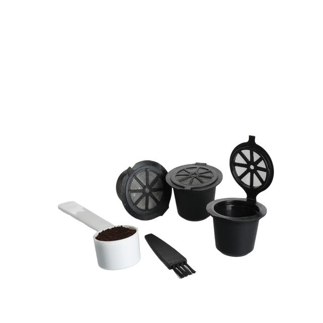 Reusable Nespresso™️ Compatible Coffee Pods - 3 Pack for Eco-Friendly & Cost-Saving Brewing at Home or Office