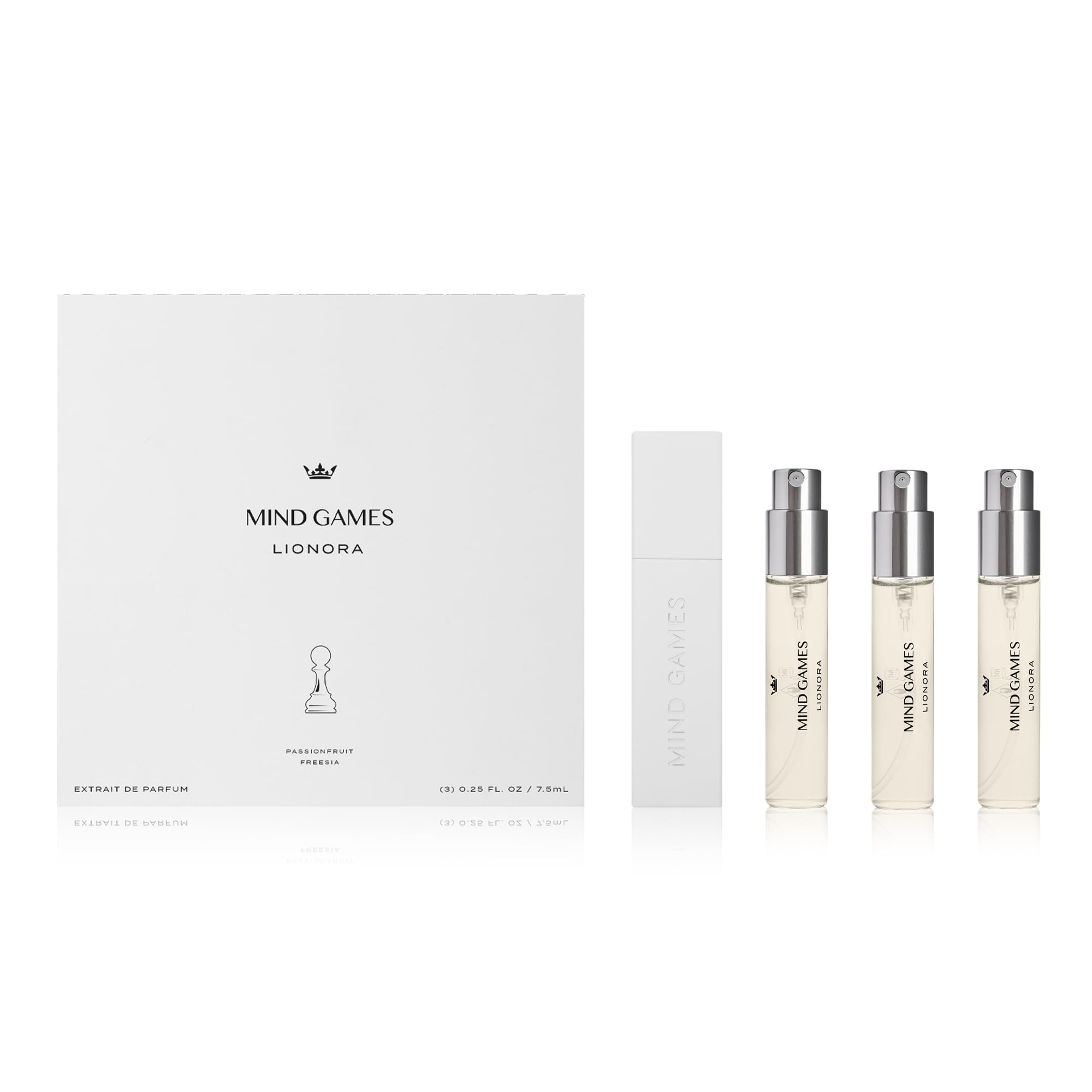 Lionora Travel Trio Set - 3 x 7.5 mL Mini Perfume Bottles for Women | Portable Fragrance Collection for Vacation, Gym & Everyday Carry