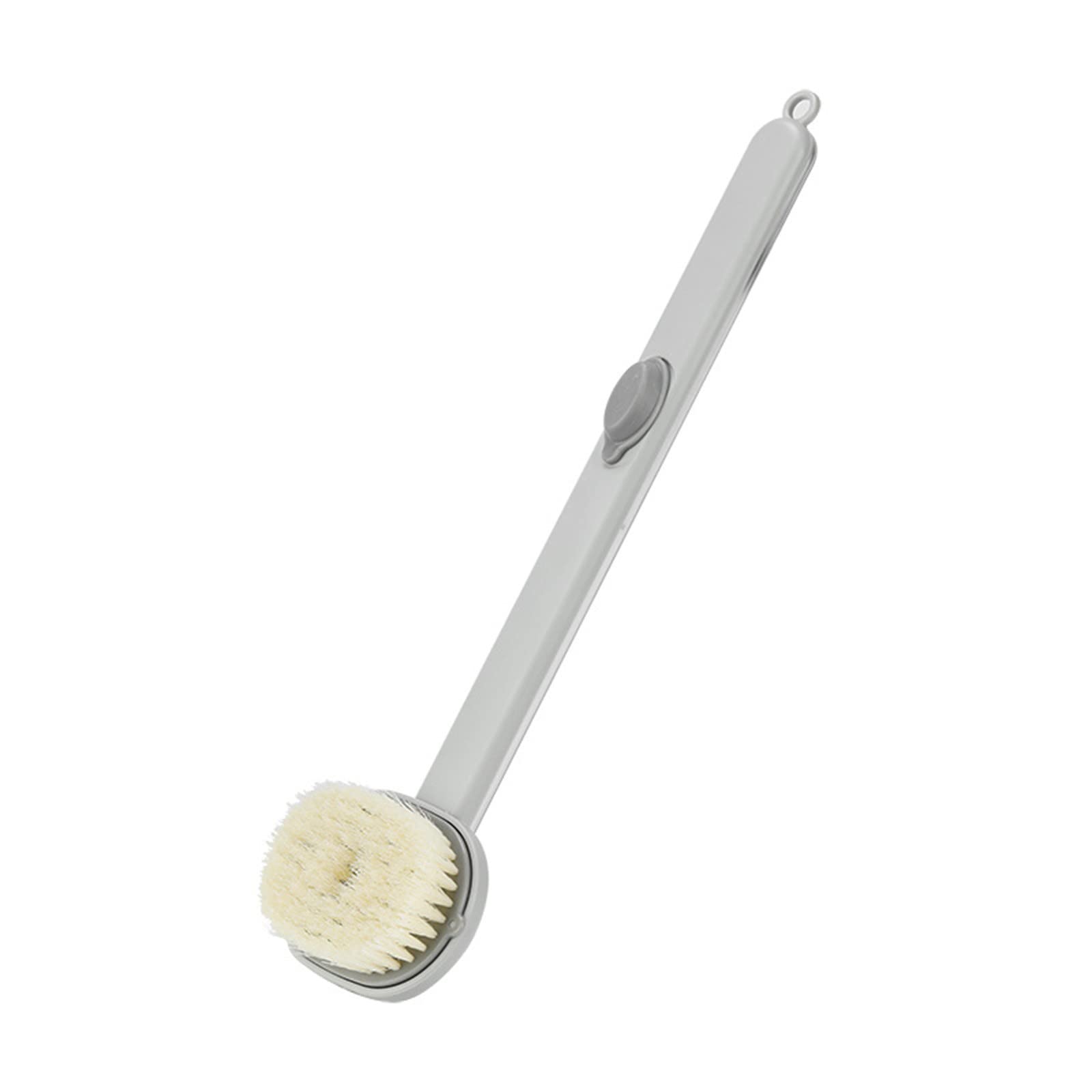 Long Handle Bath Brush with Detachable Head - Back Scrubber & Body Massager for Shower or Bath, Exfoliating Sponge with Lotion Applicator (Alcohol-Free) - Perfect for Deep Cleansing, Exfoliation & Relaxation at Home or Spa