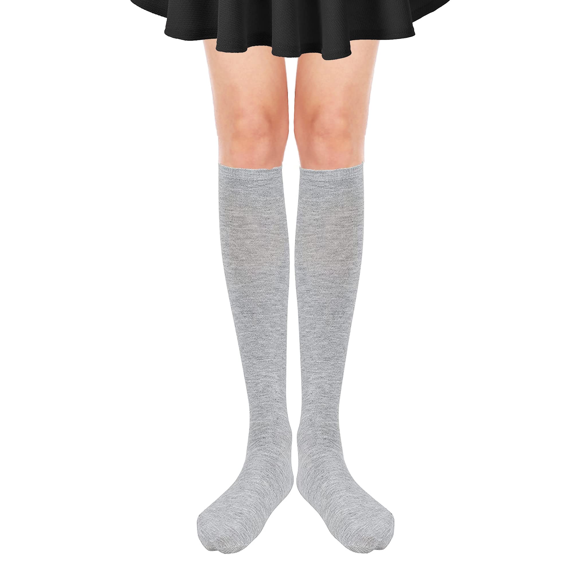 DOOVID Women's Knee High Socks - Elastic Athletic Tube Socks with Thin Stripes for Running, Yoga & Casual Wear | Comfortable & Breathable Stockings for Everyday Use