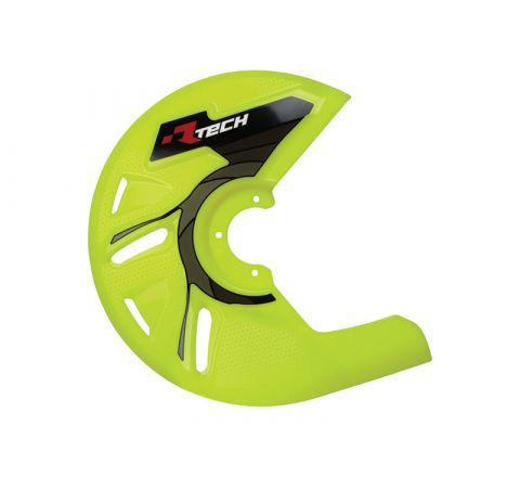 RTECH Disc Protector for Honda Husqvarna Kawasaki Suzuki Yamaha - Neon Yellow | Dirt Bike & ATV Clutch & Brake Guard