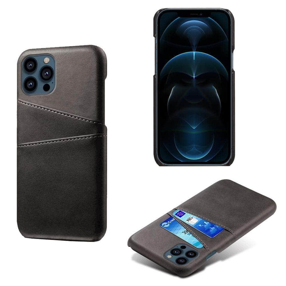 Premium Leather iPhone 13 Pro Wallet Case with Card Slots - Slim Protective Cover for Credit Cards & ID - Perfect for Business, Travel & Everyday Use