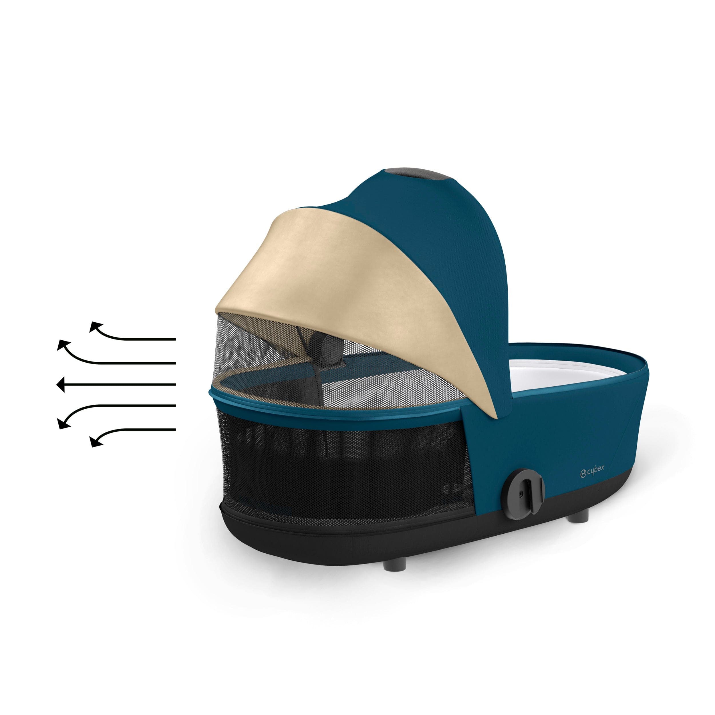 Cybex Mios 3 Lux Carry Cot - Premium Baby Stroller Bassinet for Newborns | Lightweight & Compact for Travel, Shopping & Outdoor Adventures