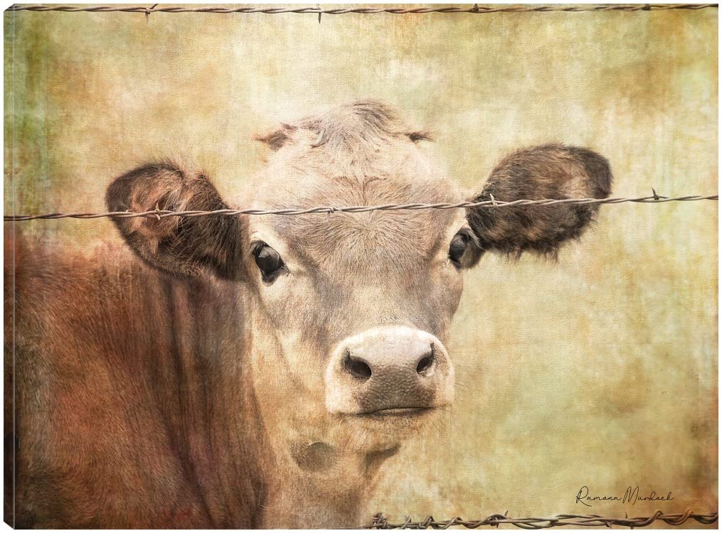 Little Bess Canvas Wall Art by Ramona Murdock - 46x35 Inch Fine Art Painting for Living Room, Bedroom, Office Decor - Ready to Hang Home & Wall Decor - Perfect for Housewarming Gifts & Interior Design
