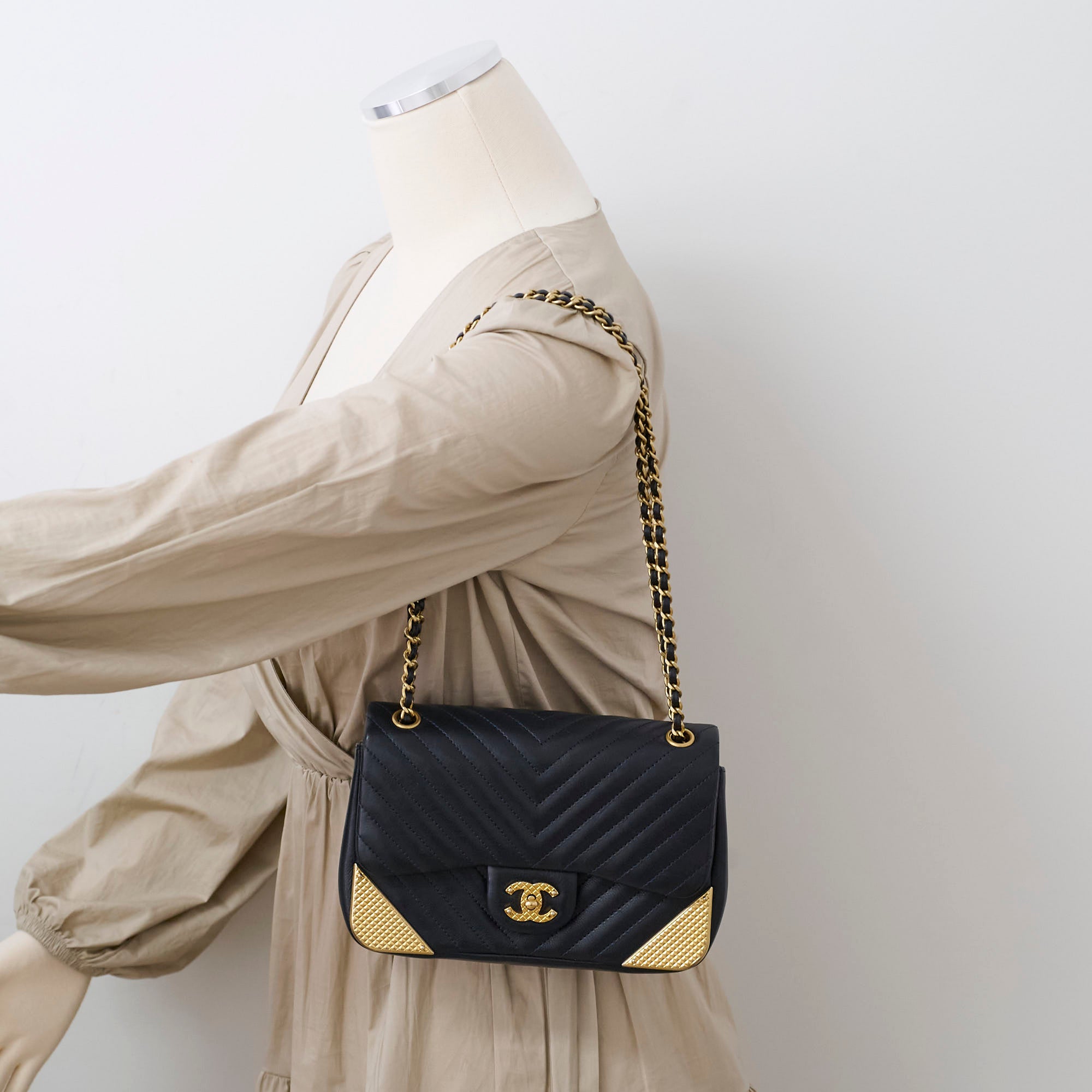 Chanel Rock The Corner Flap Bag - Luxury Quilted Leather Crossbody Purse for Women | Perfect for Evening Parties, Date Nights & Special Occasions