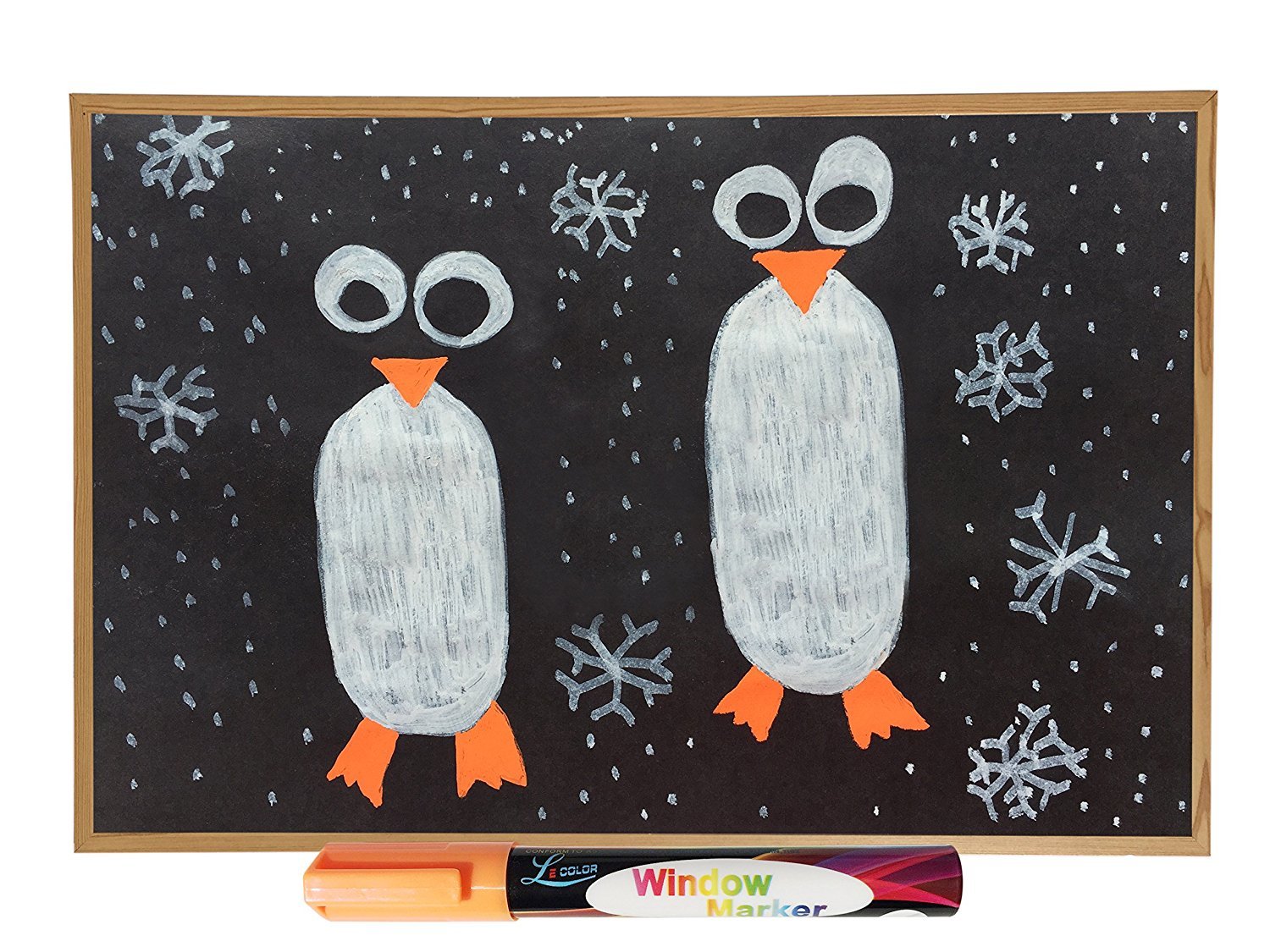 Premium Liquid Chalk Markers - 8 Pack with Reversible Tips - Non-Toxic & Child Safe - Perfect for Chalkboards, Whiteboards, Glass, Windows, Bistro Menus & Labels - Ideal for Teachers, Restaurants, Retail Signs & DIY Home Decor