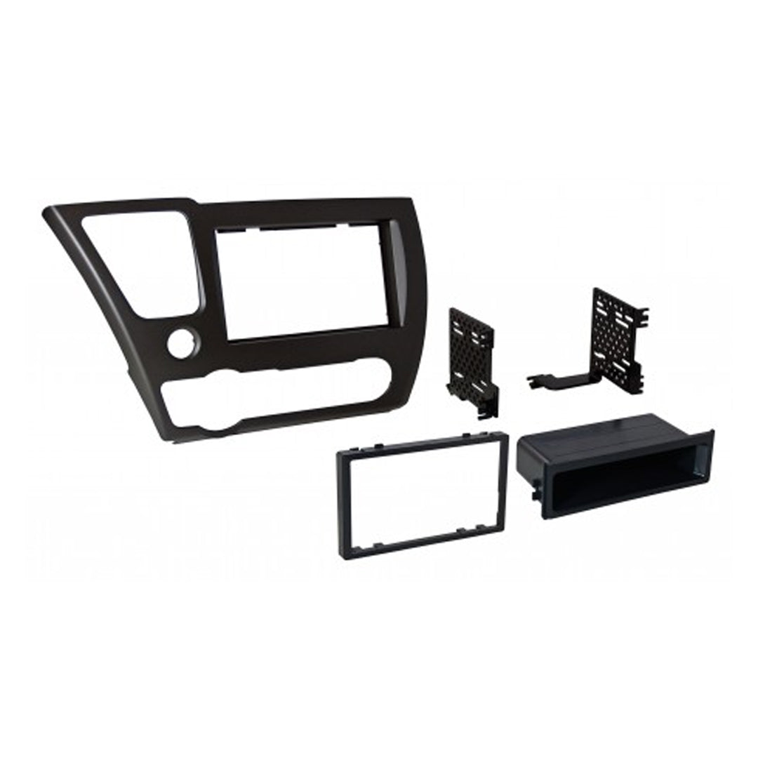HONK840 Car Stereo for 2013-2015 Honda Civic - Single DIN/Double DIN with ISO Mount & Storage Pocket - Perfect for Upgrading Your Car Audio System on Road Trips & Daily Commutes