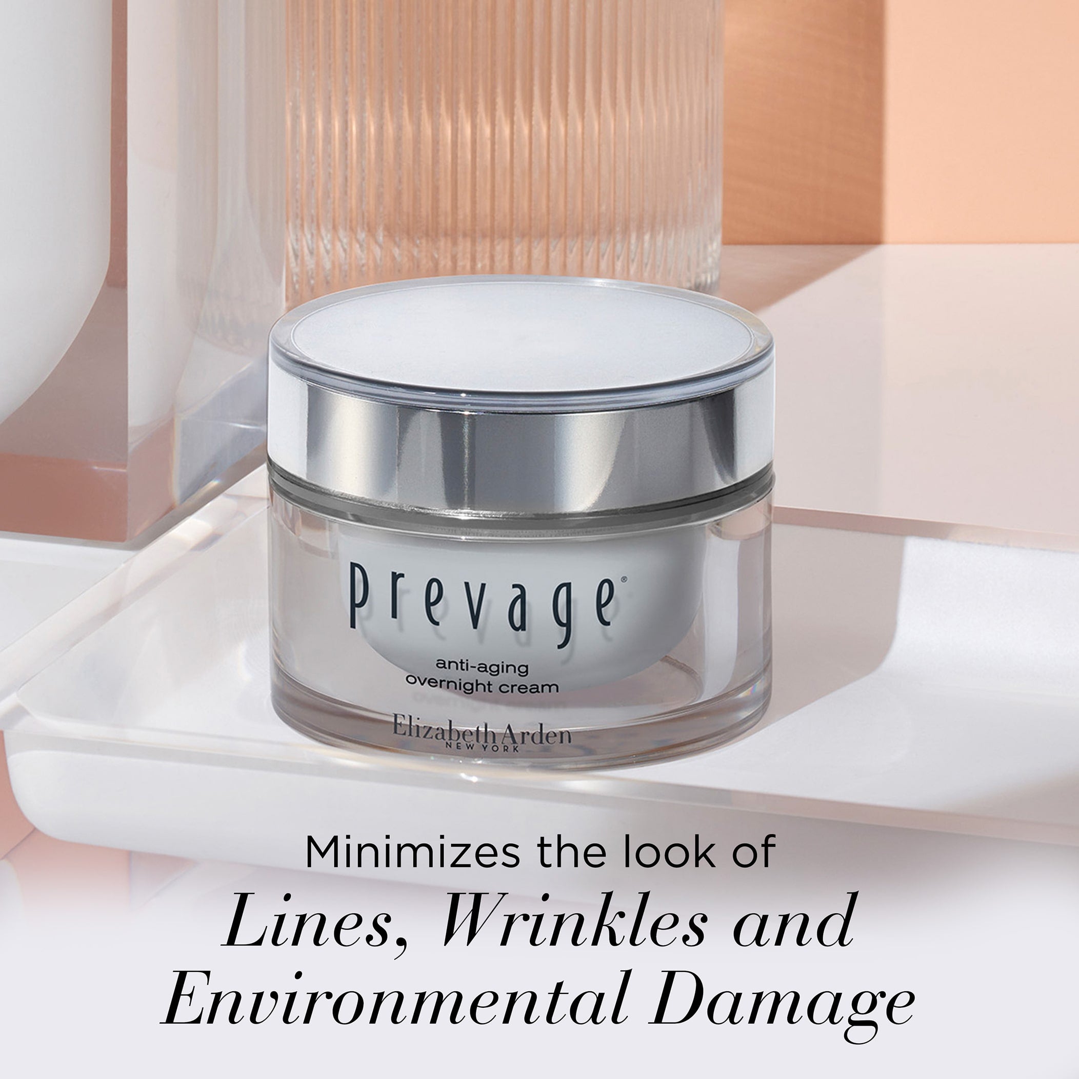 Elizabeth Arden Prevage Anti-Aging Daily Serum 2.0 & Overnight Cream Set - Advanced Skincare Treatment for Wrinkles & Fine Lines - Perfect for Night & Day Routine