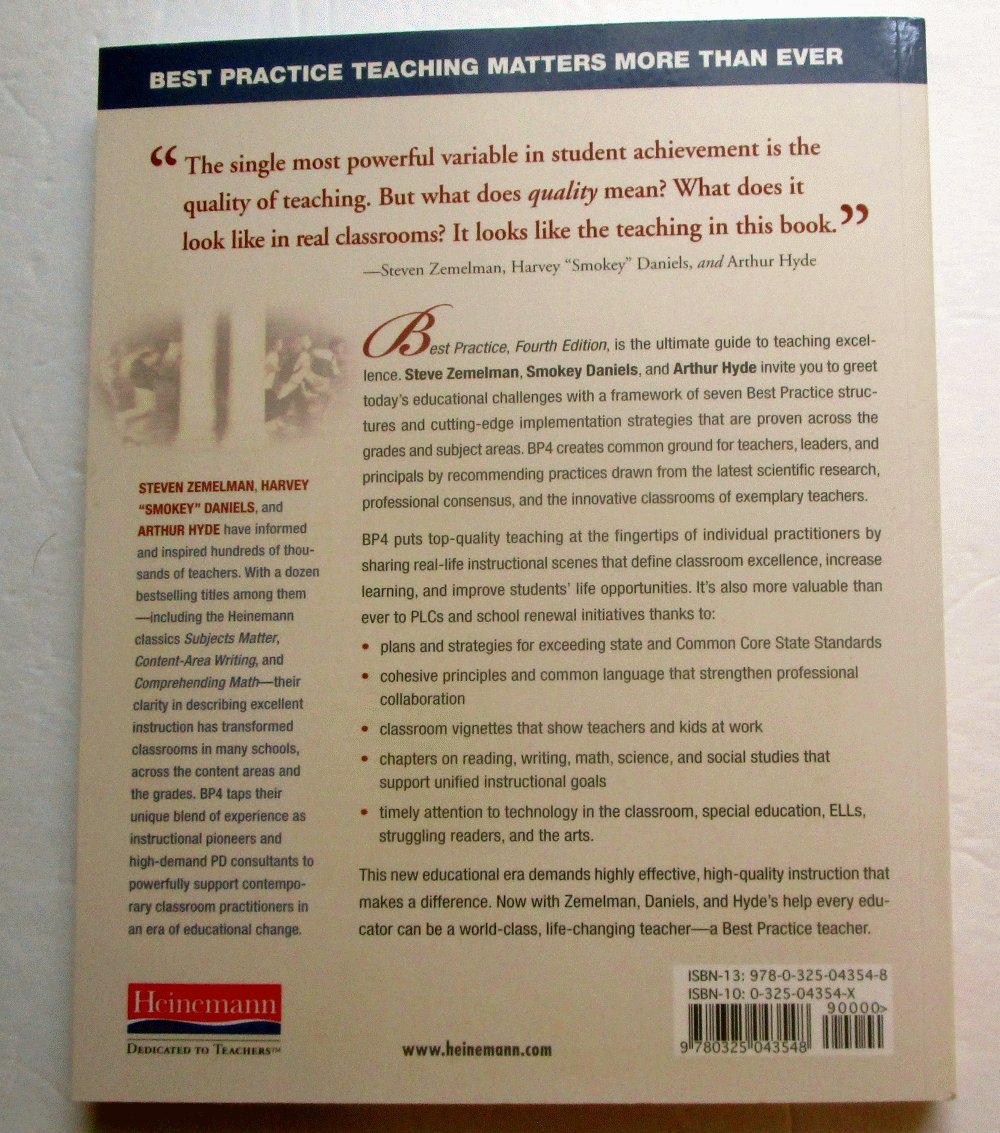 Best Practice, Fourth Edition: Implementing Teaching Standards in American Classrooms – Ideal for Educators & Teacher Training Programs