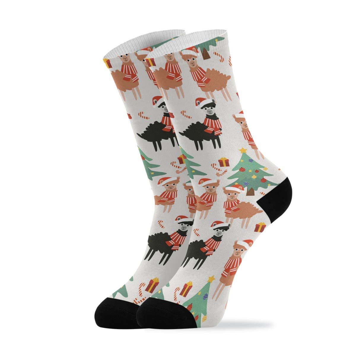 Premium Long Crew Sports Socks for Men & Women - Moisture-Wicking Athletic Fit Socks for Running, Hiking & Outdoor Activities - Soft Alpaca Wool Blend - Ideal for Christmas Gifts & Everyday Wear