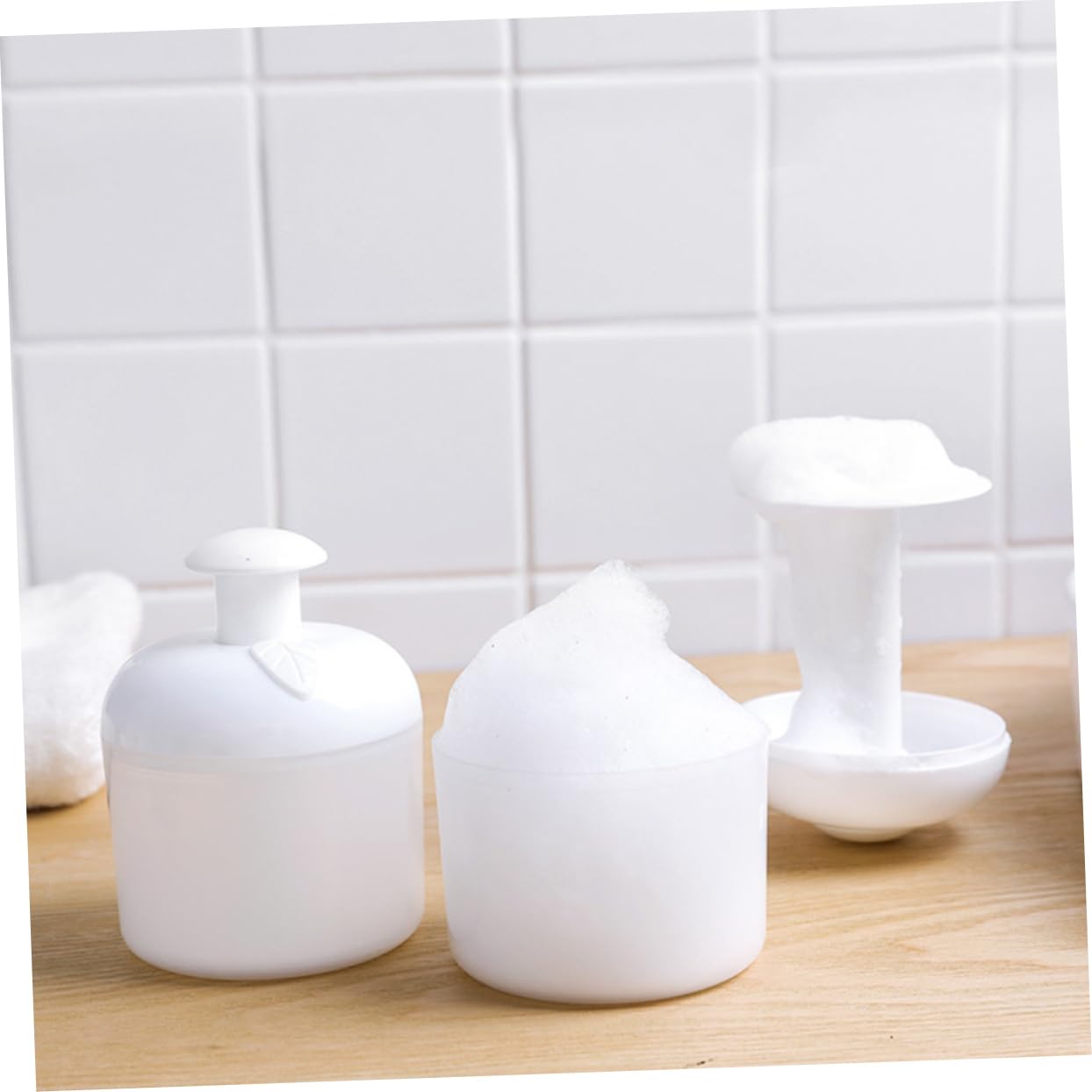Angoily 2 Pack Bubble Machine Maker - Portable Facial Foaming Cup & Shampoo Frother Tool for Deep Cleansing | Perfect for Skincare Routine, Spa Days & Travel Essentials