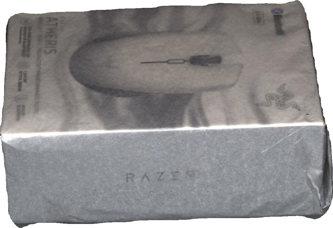 Razer Atheris Mercury Edition Wireless Gaming & Office Mouse - 280H Battery Life, Optical Sensor, Adaptive Frequency Tech, Bluetooth/USB Dual Mode (White) - Perfect for PC Gaming, Laptop Work & Travel Use
