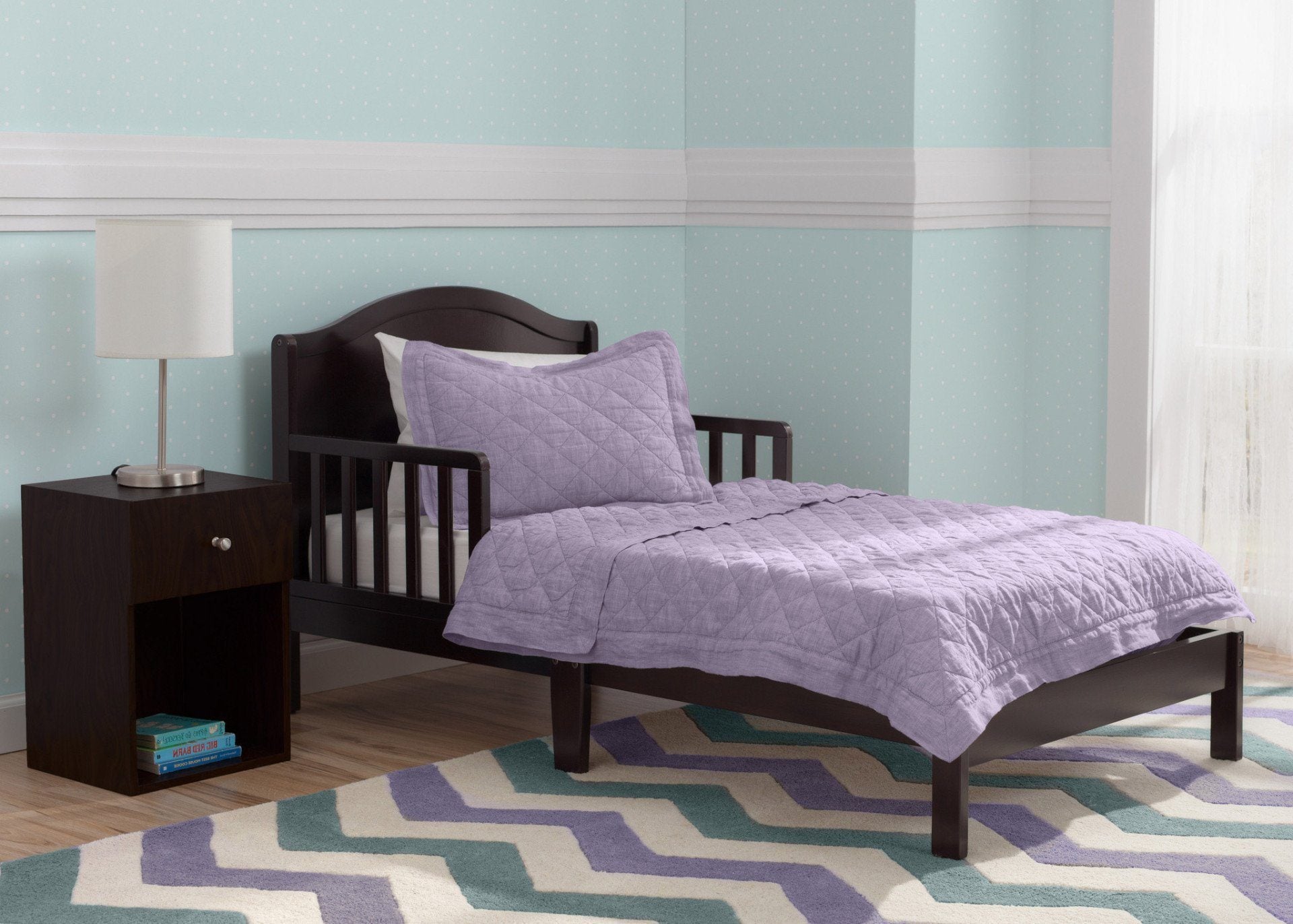 Baker Toddler Bed - Safe & Comfortable Kids Bed for Boys & Girls | Perfect for Nursery, Daycare, or First Big Kid Room Transition