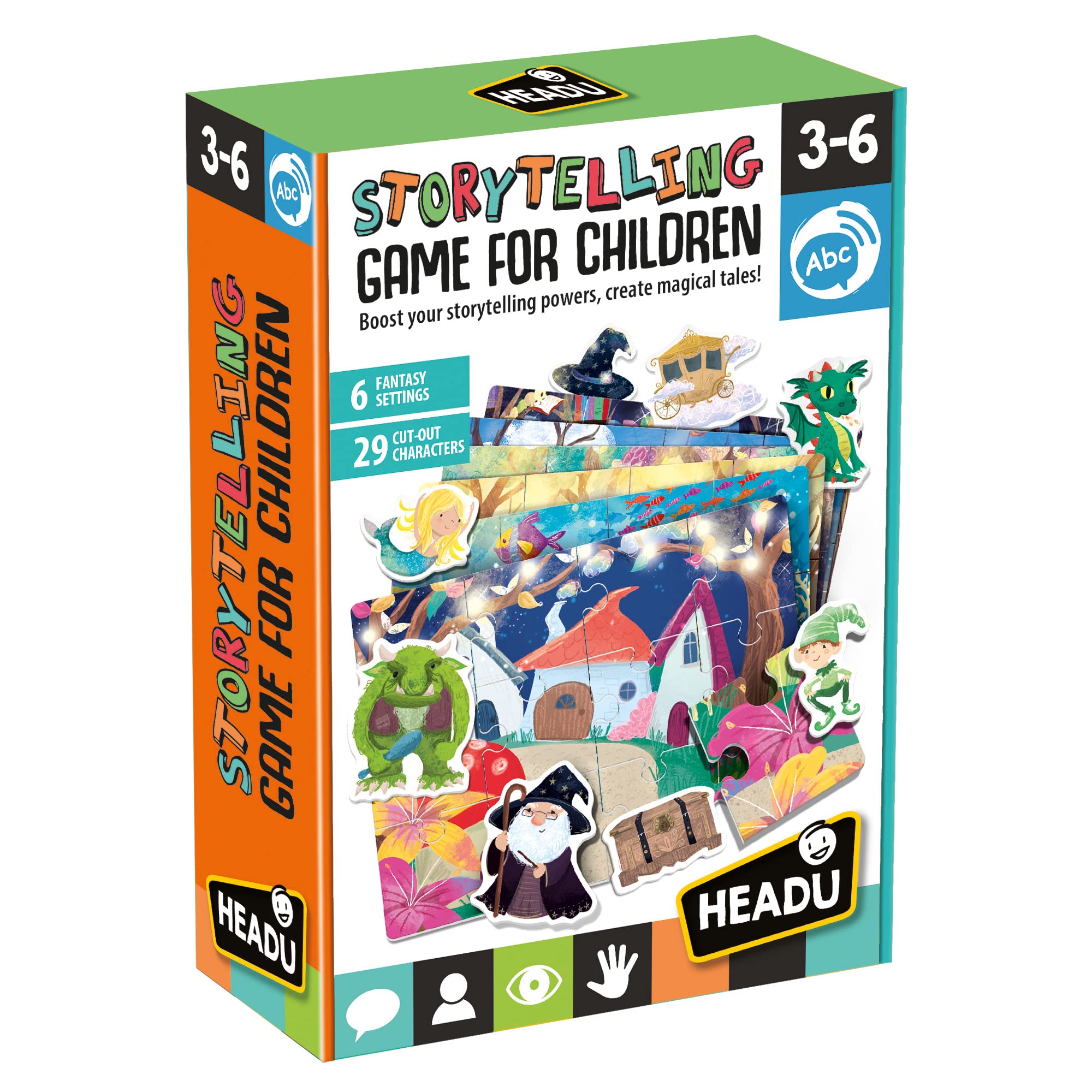 Interactive Storytelling Game for Kids Ages 3-6 | Educational Learning Toys for Preschool Boys & Girls | Homeschool & Classroom Teaching Supplies | Perfect for Birthday Gifts, Family Game Nights & Early Childhood Development