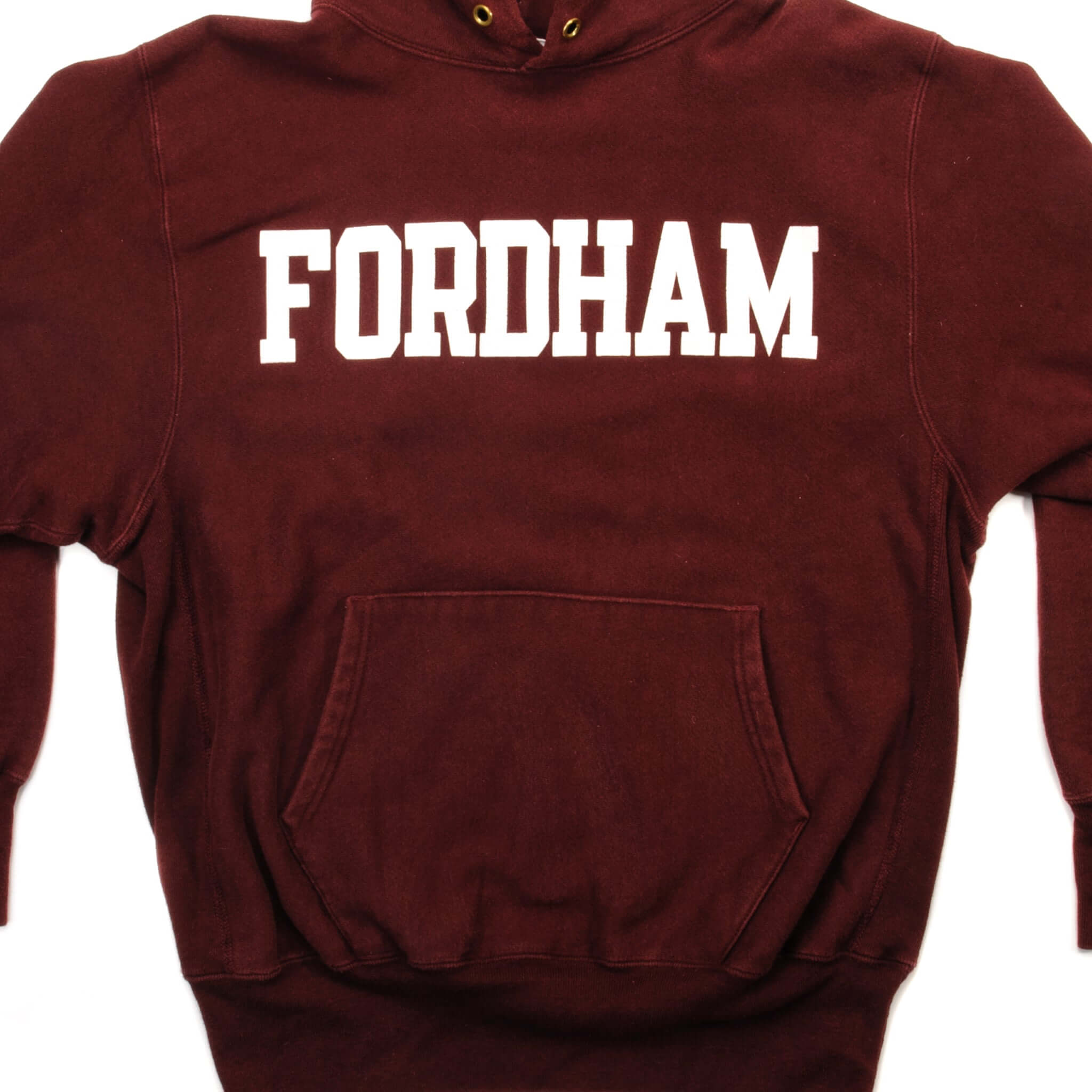 Vintage Champion Reverse Weave Fordham University Hoodie Sweatshirt - Early 1990s Size XL - Made in USA - Perfect for College Alumni, Retro Fashion & Casual Wear