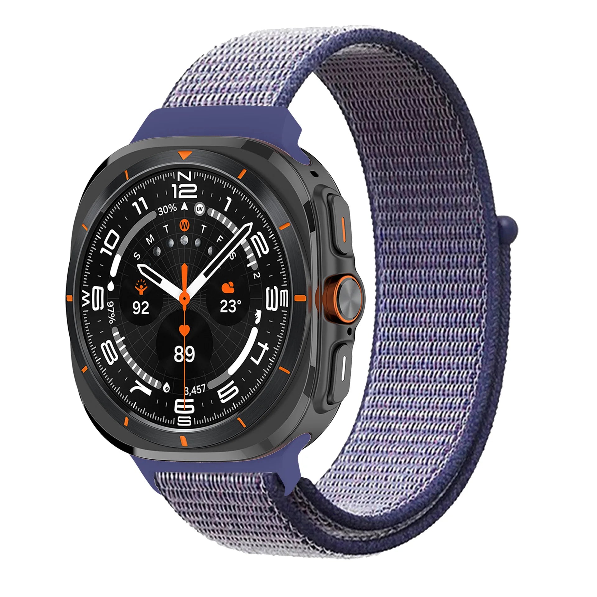 Durable Nylon Sports Bands for Samsung Watch Ultra - Comfortable & Adjustable Strap for Running, Gym Workouts & Outdoor Activities