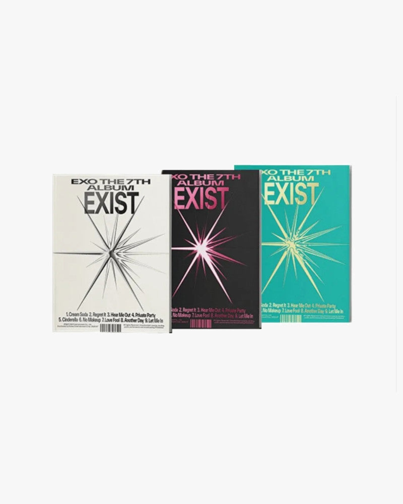 EXO VOL.7 [EXIST] Photobook Album - 3 Limited Edition Versions | K-Pop Collectible Merchandise for Fans & Gift Idea
