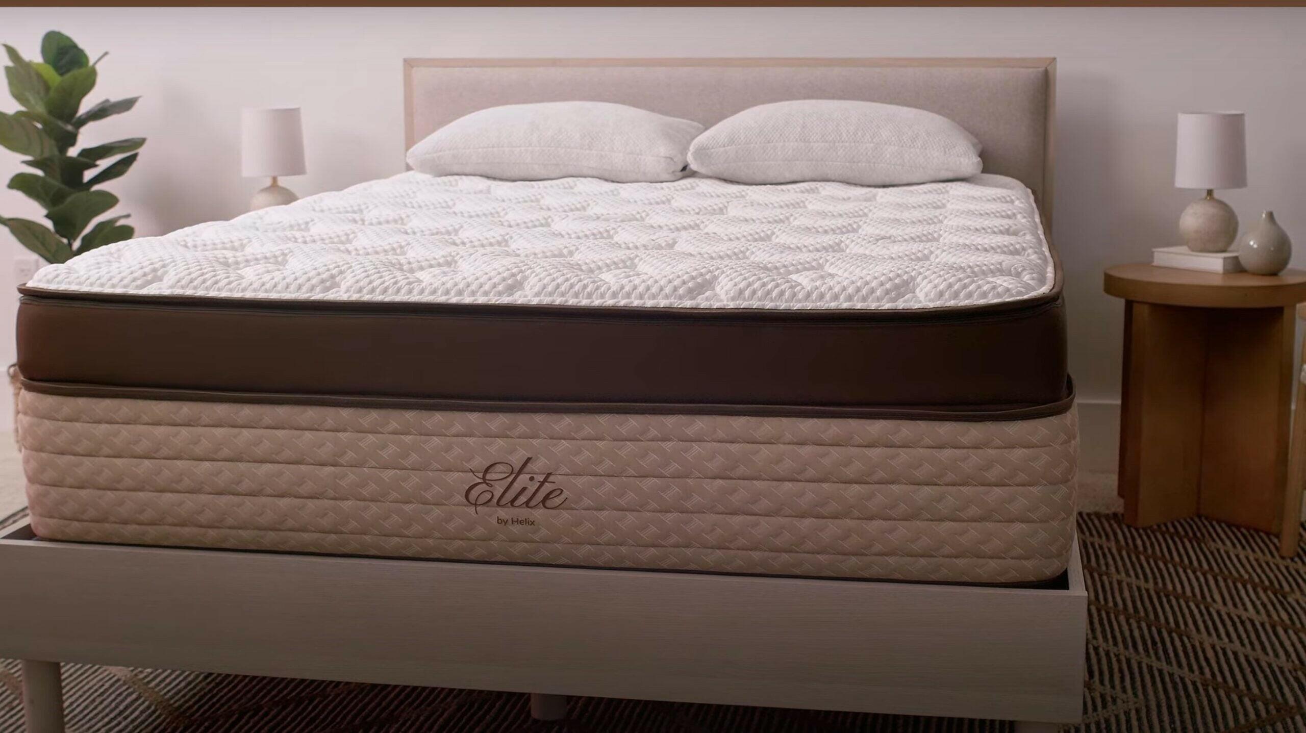 Helix Midnight Elite Medium Queen Size Mattress - Premium Cooling Memory Foam for Back Pain Relief - Perfect for Side Sleepers & Hot Sleepers