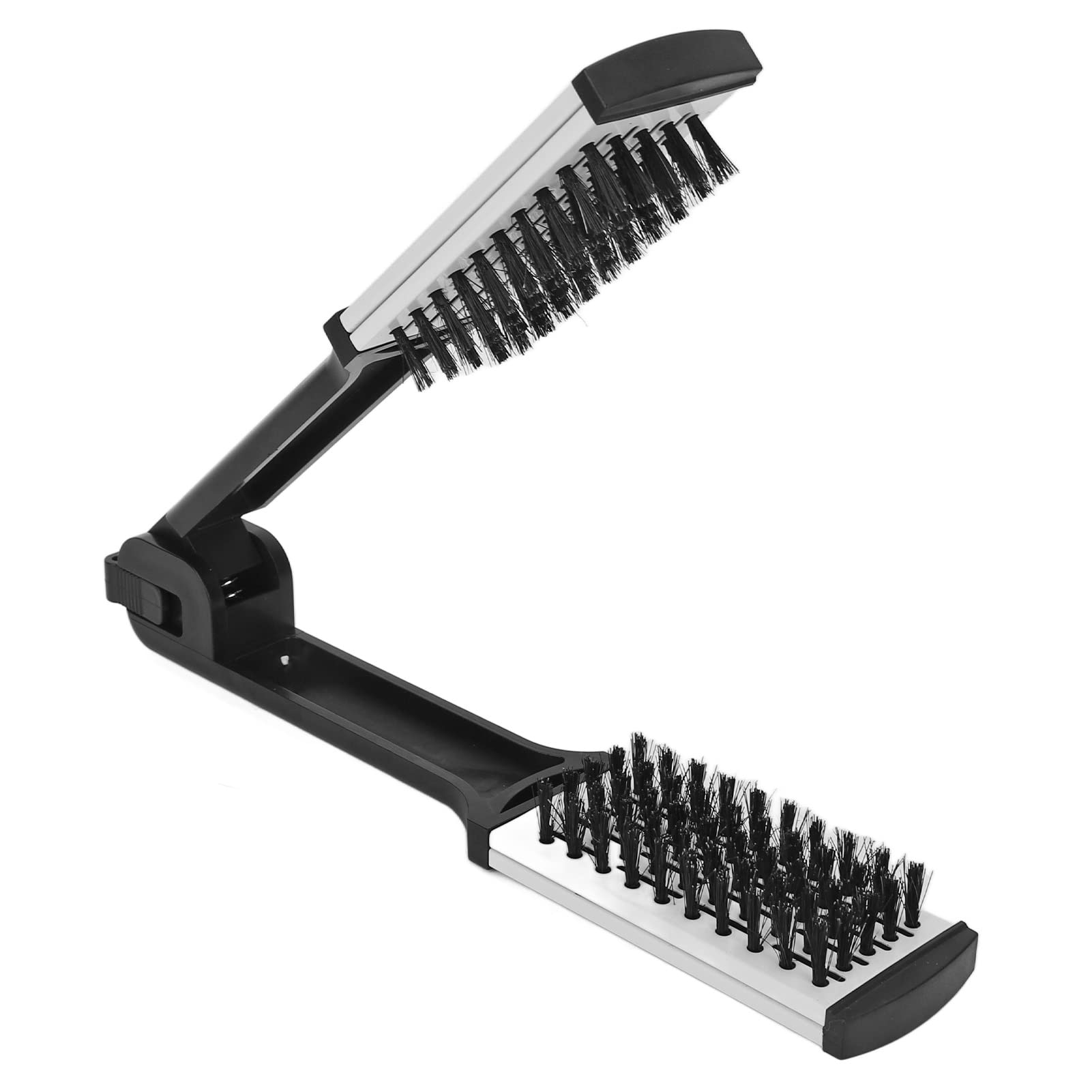 EXCLUZO Professional Hair Straightening Brush - Dual-Sided Design with Hollow Breathable Technology & Durable Springs - Salon-Grade Styling Tool for Smooth, Frizz-Free Hair at Home or Barbershop