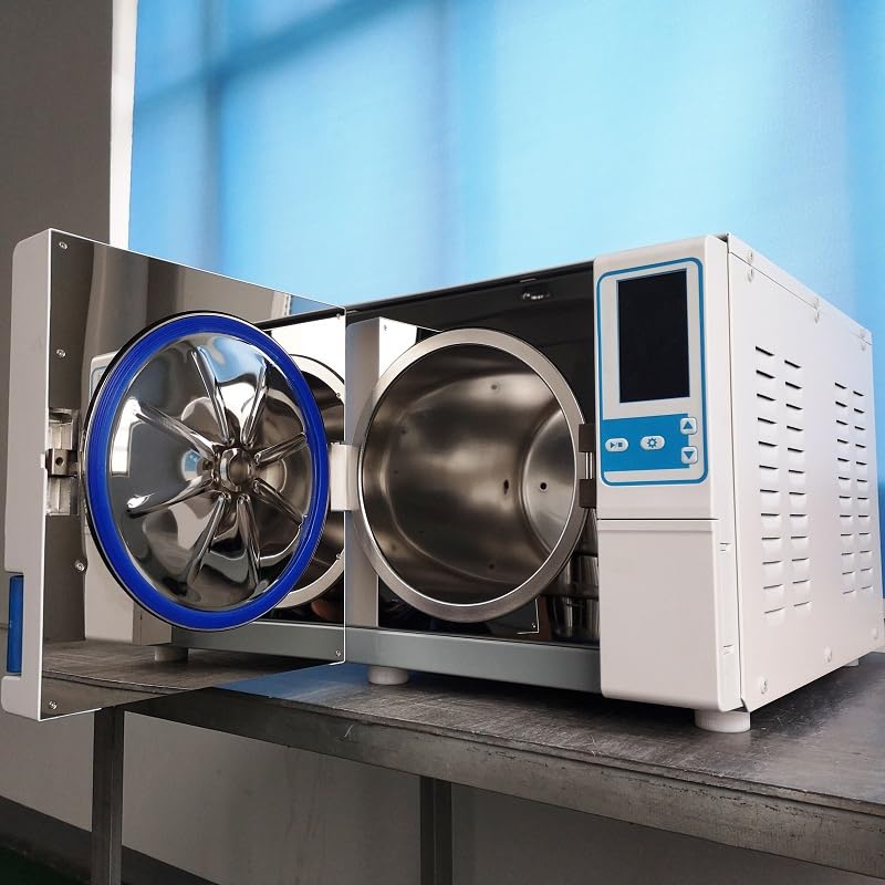 23L Class B Vacuum Drying Steam Autoclave - Automatic Lab Sterilizer with LCD Display | Stainless Steel Medical Equipment for Dental Clinics & Laboratories