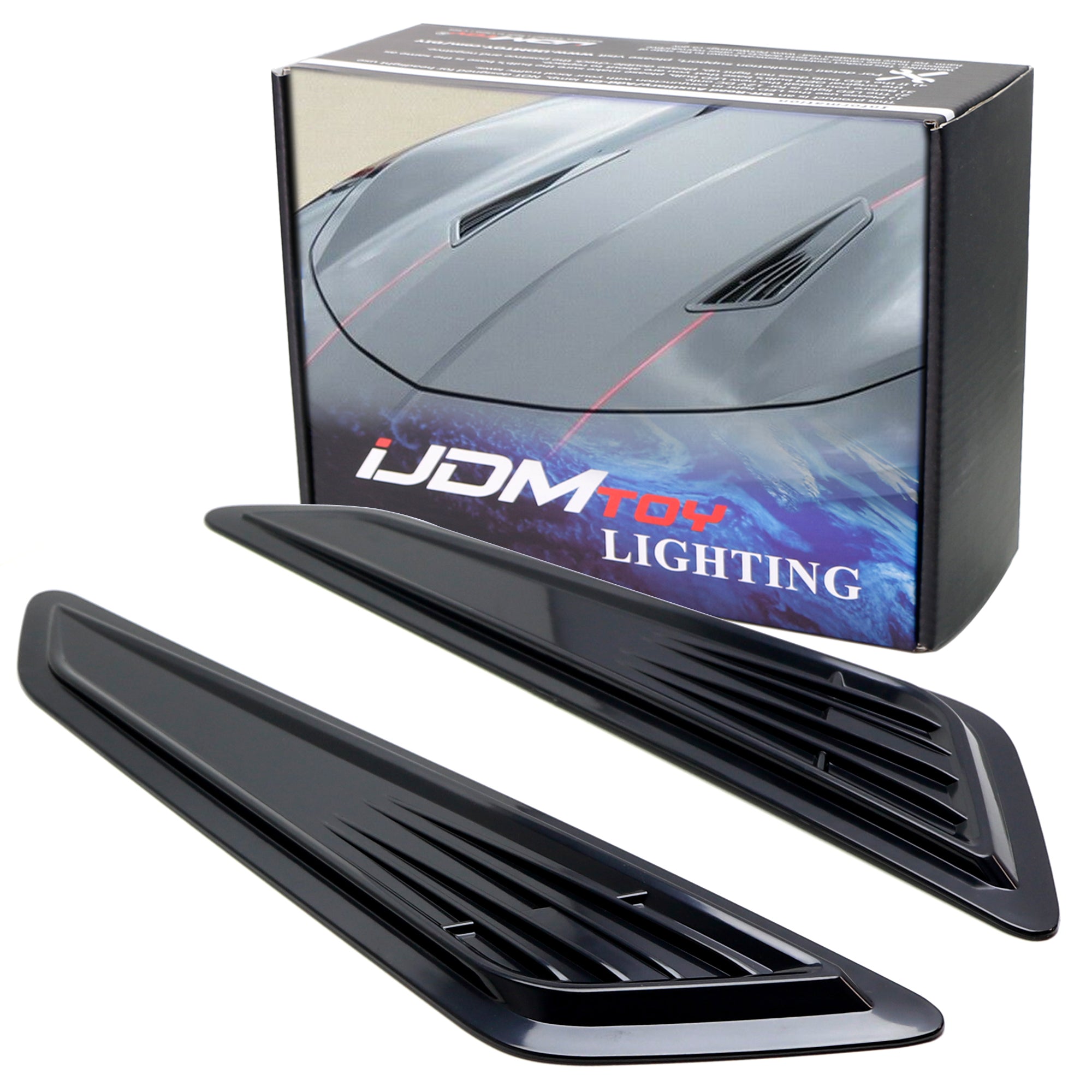 Gloss Black Hood Air Vent Style Decoration Trims for 2016-2023 Chevy Camaro - Upgrade Your Car's Style & Performance