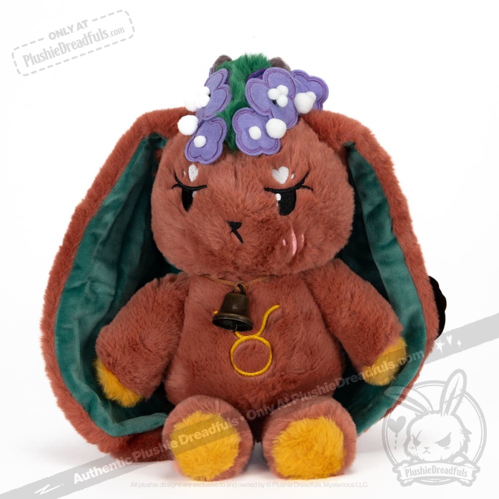 Plushie Dreadfuls Taurus Rabbit Stuffed Animal - Soft Zodiac Plush Toy for Taurus Birthday Gifts, Cute Collectible for Kids & Adults, Perfect for Home Decor, Bedroom Cuddling, and Astrology Lovers