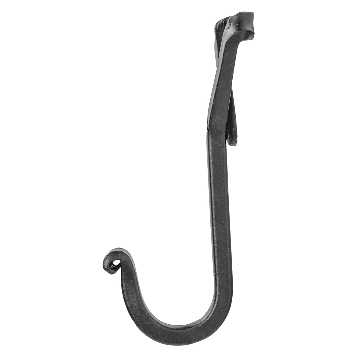 Handmade Wrought Iron Coat Hook - Heavy Duty Forged Metal Wall Hanger for Coats, Jackets, Hats, Towels & Scarves | Rustic Colonial Home Decor | Perfect for Entryway, Mudroom, Bathroom & Bedroom Organization