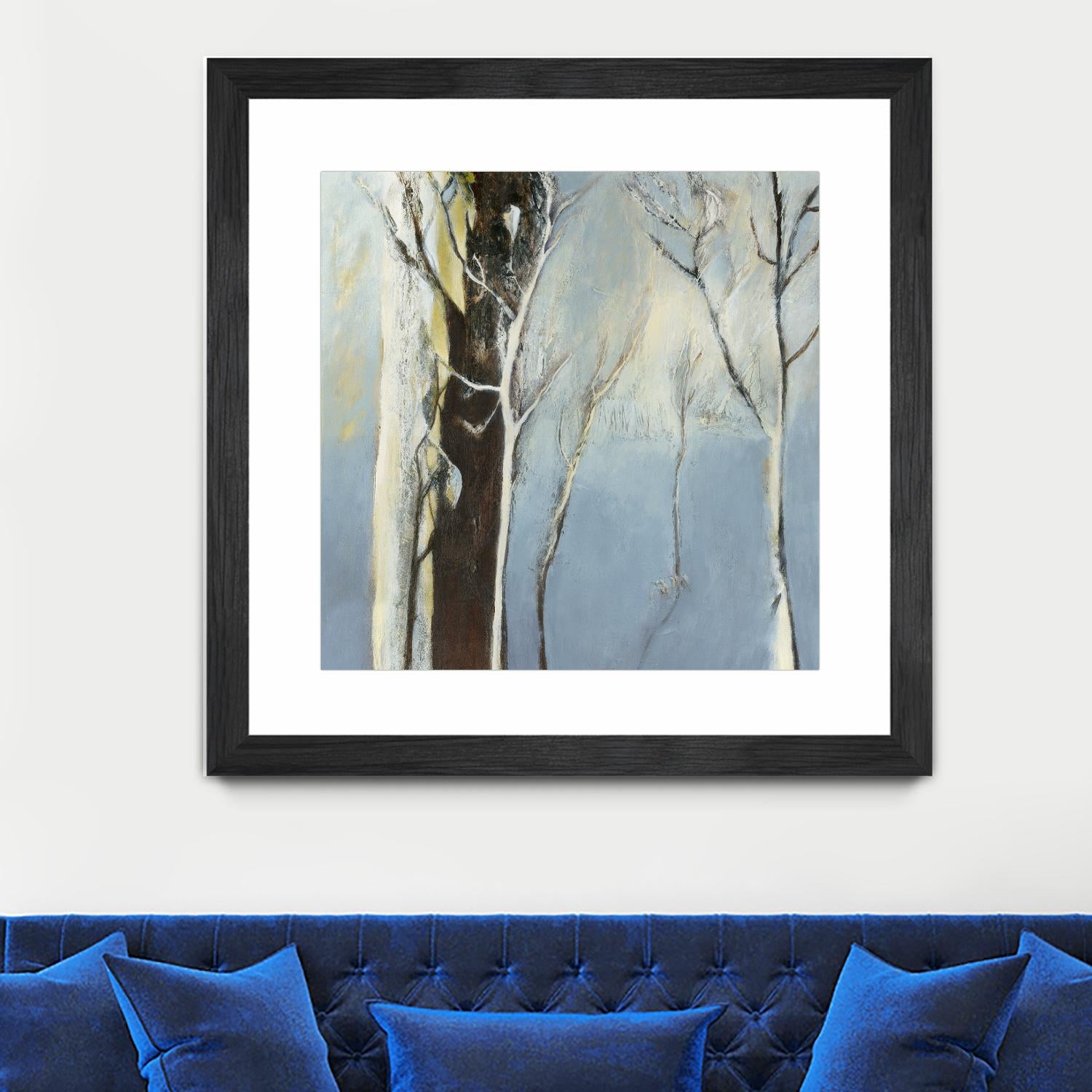 Contemporary Forest 2 - Modern Wall Art Canvas Print for Home & Office Decor | Perfect for Living Room, Bedroom, or Office Space