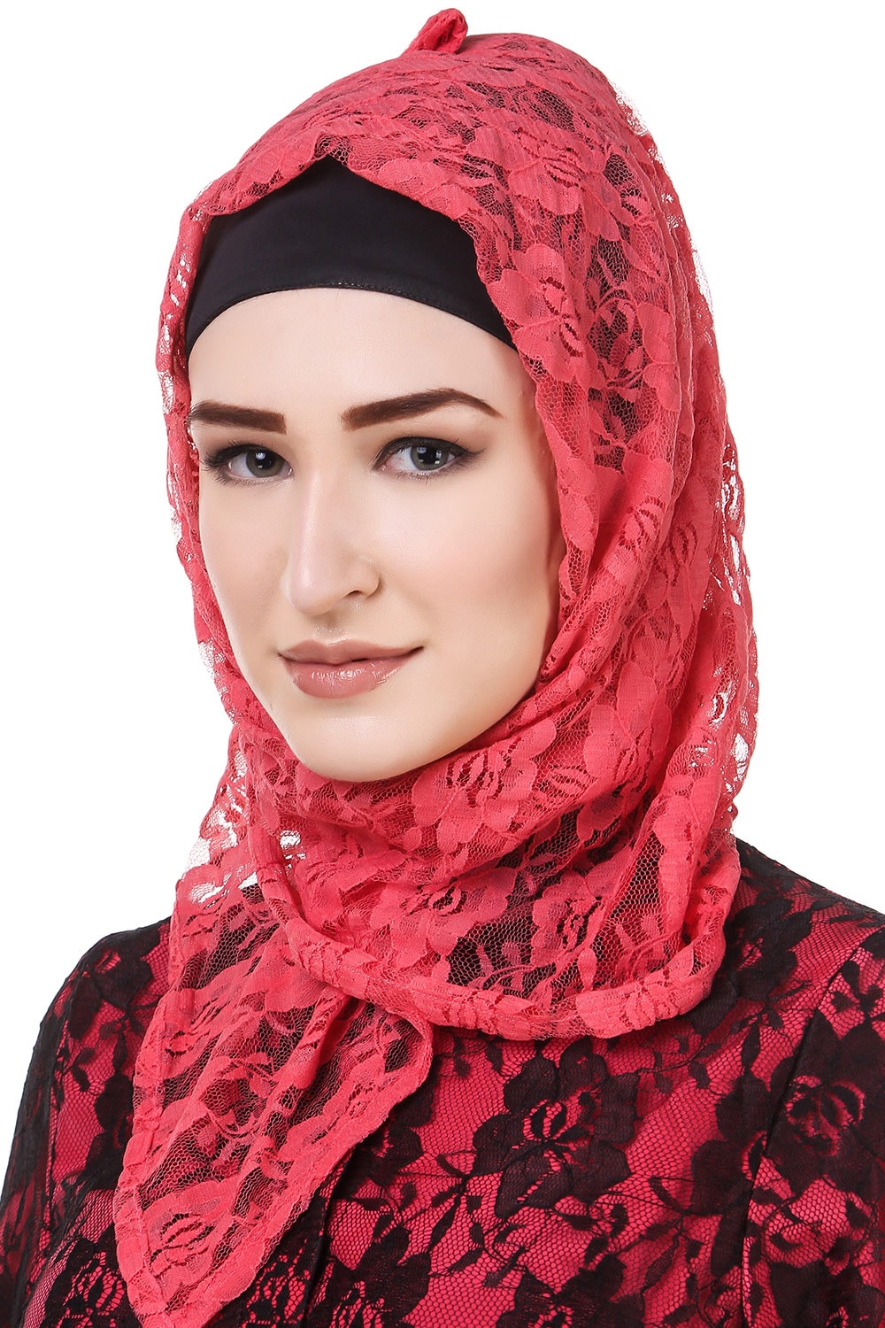 Kashish Sweet Pink Hijab - Soft & Stylish Muslim Headscarf for Women - Perfect for Daily Wear, Prayer, and Special Occasions