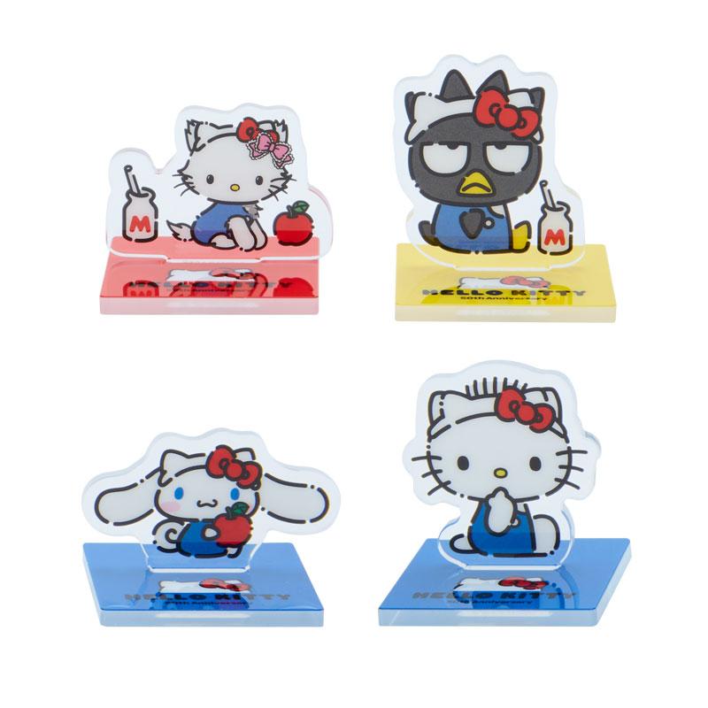 Japan Sanrio Characters Secret Mini Acrylic Stand A (HELLO Everyone!) - Cute Kawaii Anime Figure for Desk Decor, Office, Gift, Collection & Party Favors