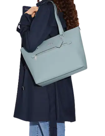 Coach Gallery Tote Bag for Women - Genuine Leather Designer Handbag with Shoulder Strap - Perfect for Work, Travel & Everyday Use